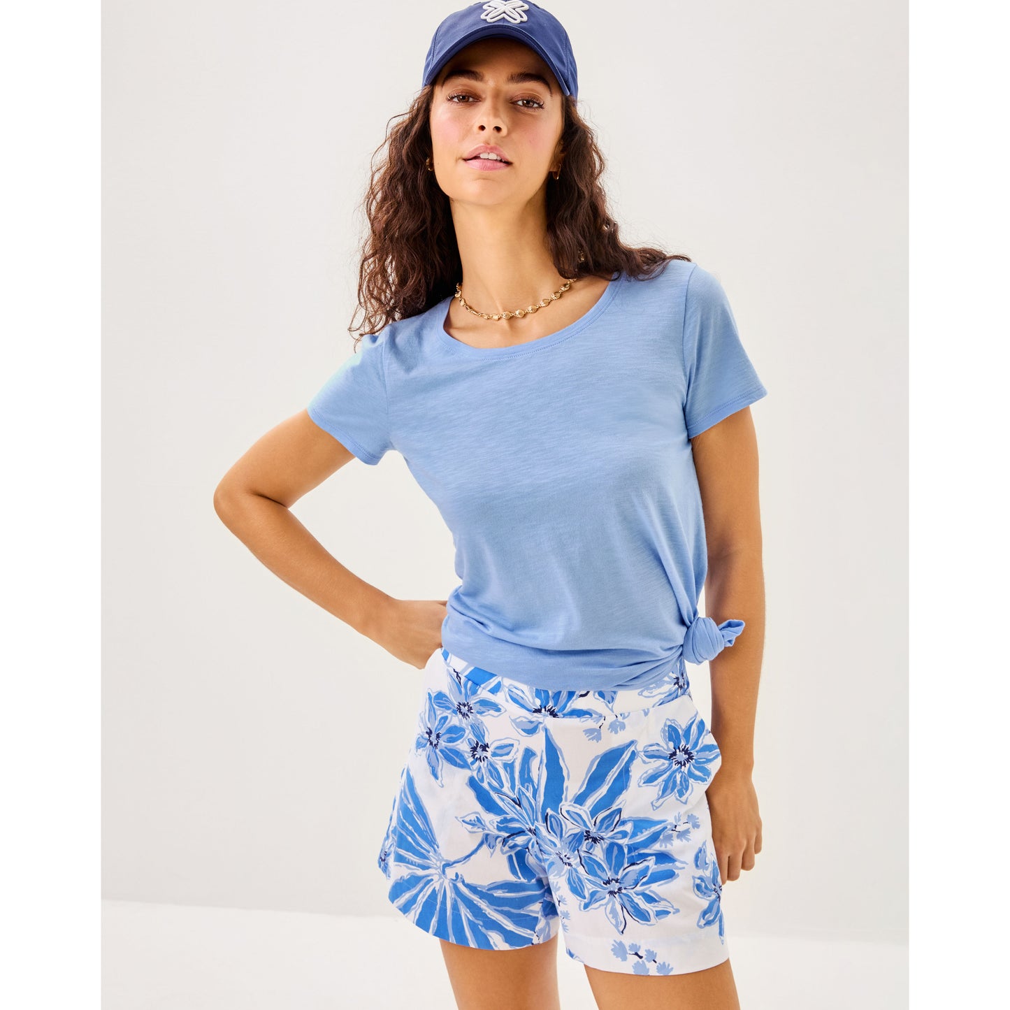 Etta Scoop-Neck - Jacaranda Blue