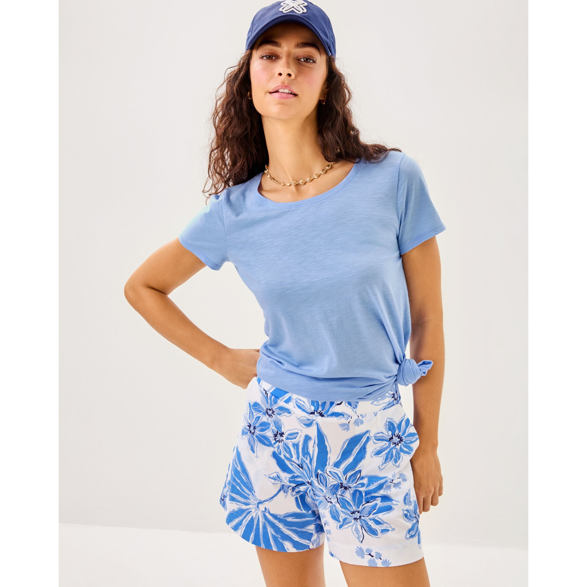 Etta Scoop-Neck - Jacaranda Blue