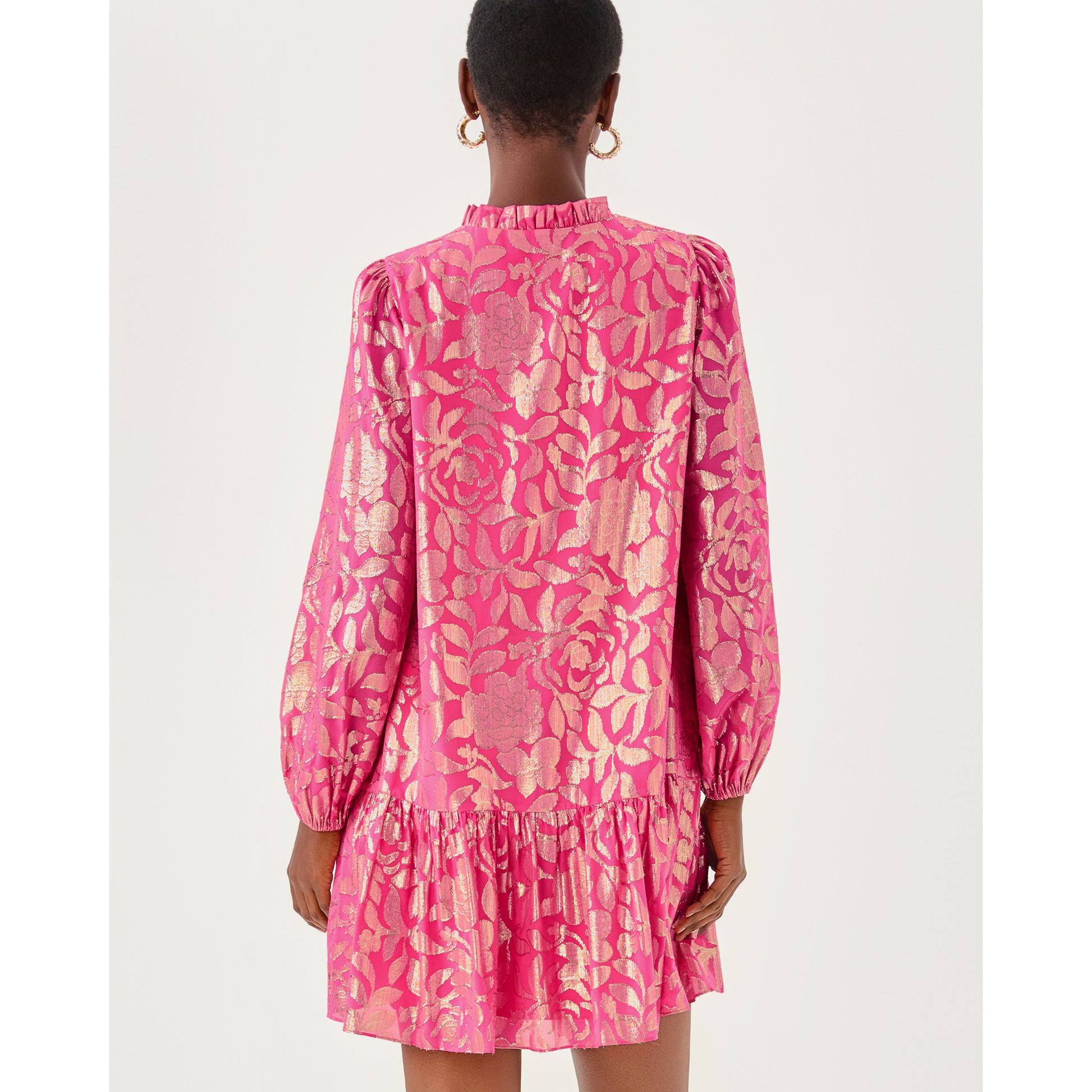Evaline Silk Dress - 6983HM
