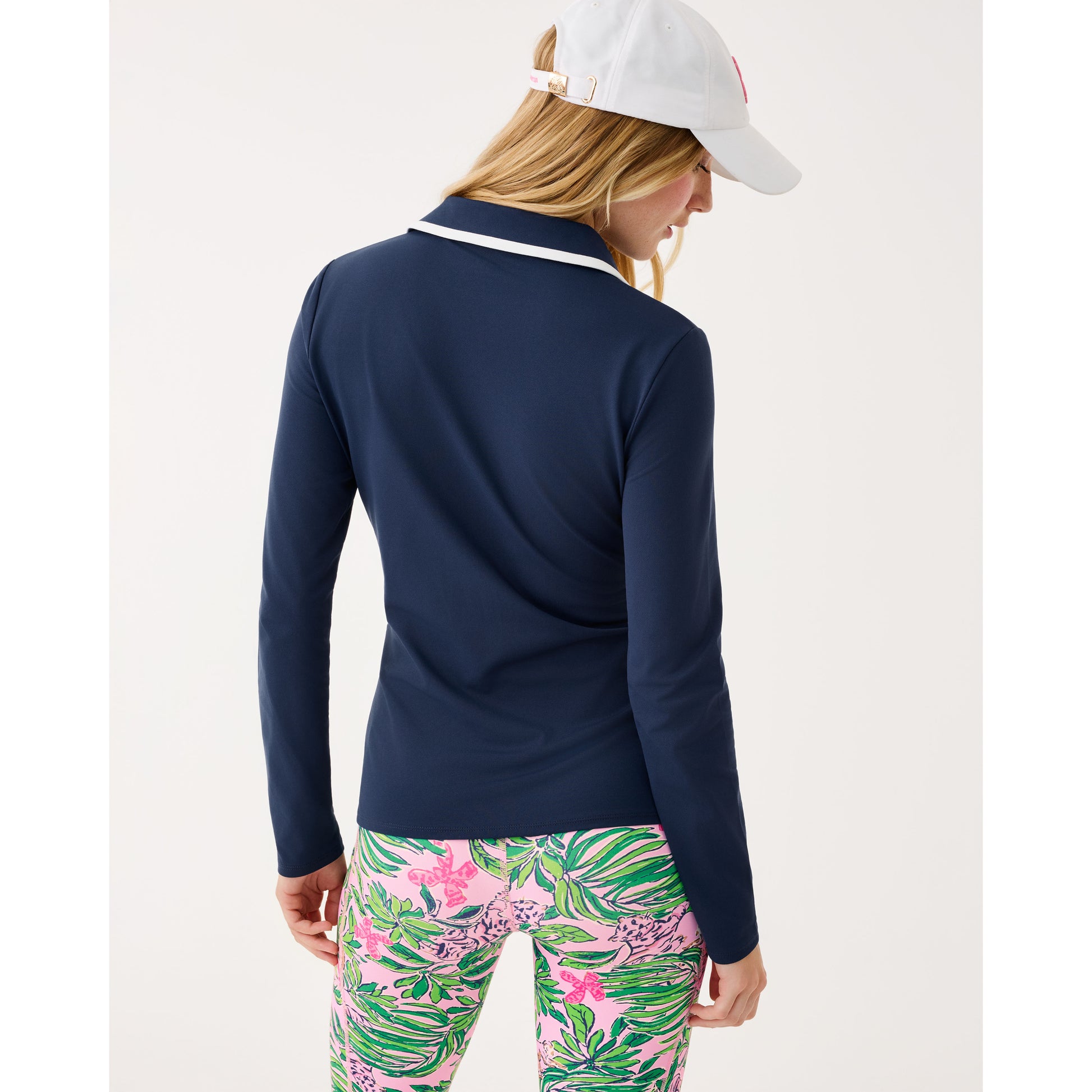 Frida Half Zip Long Sleeve - Low Tide Navy