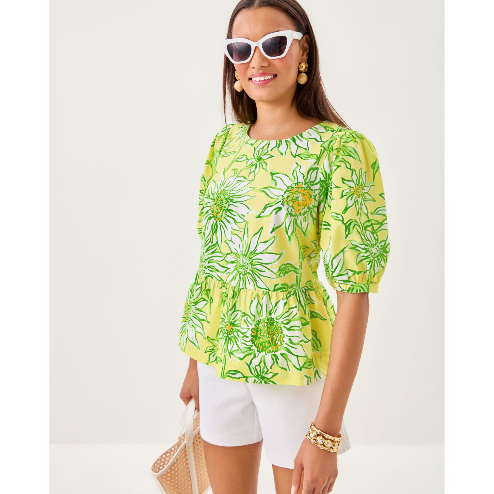Hisli Short Sleeve Top - Limoncello Sunbelievable
