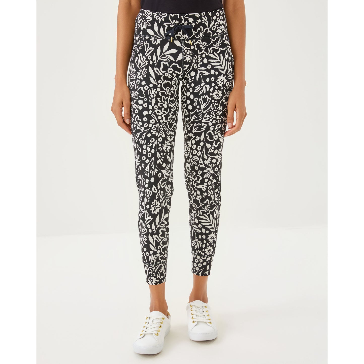 Island Mid Rise Jogger UPF 50+ - Noir