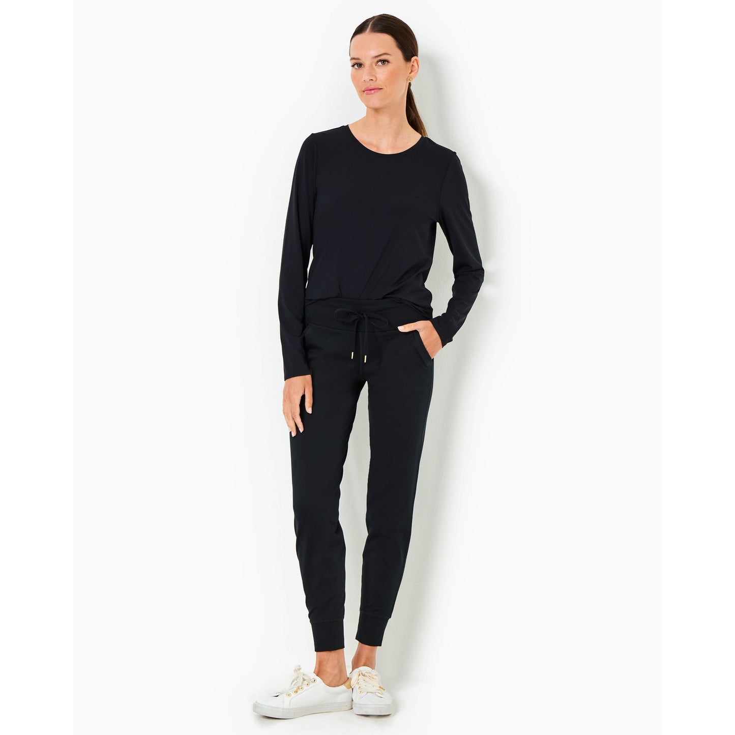 Island Mid Rise Jogger Up - Noir