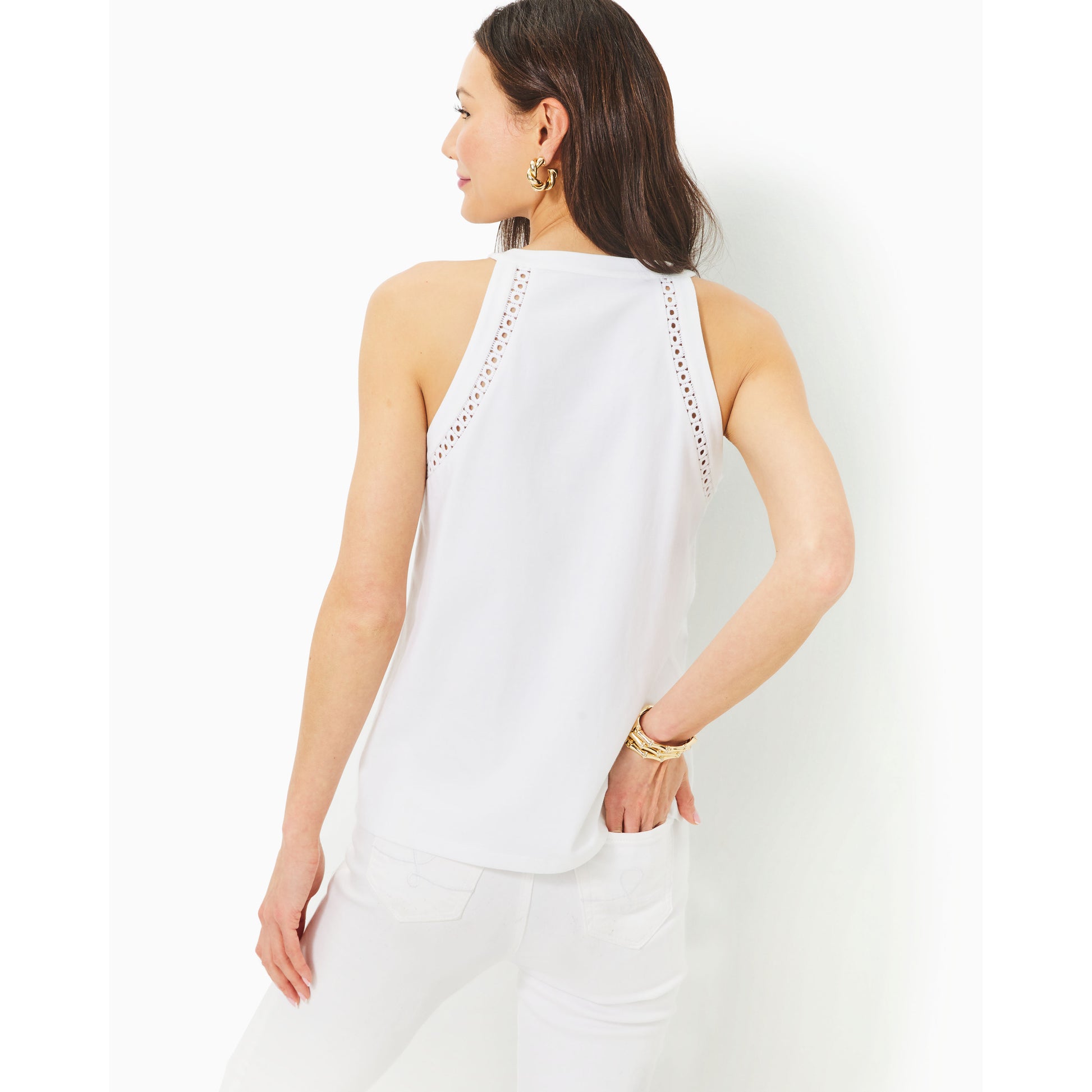 Issac Knit Top - Resort White