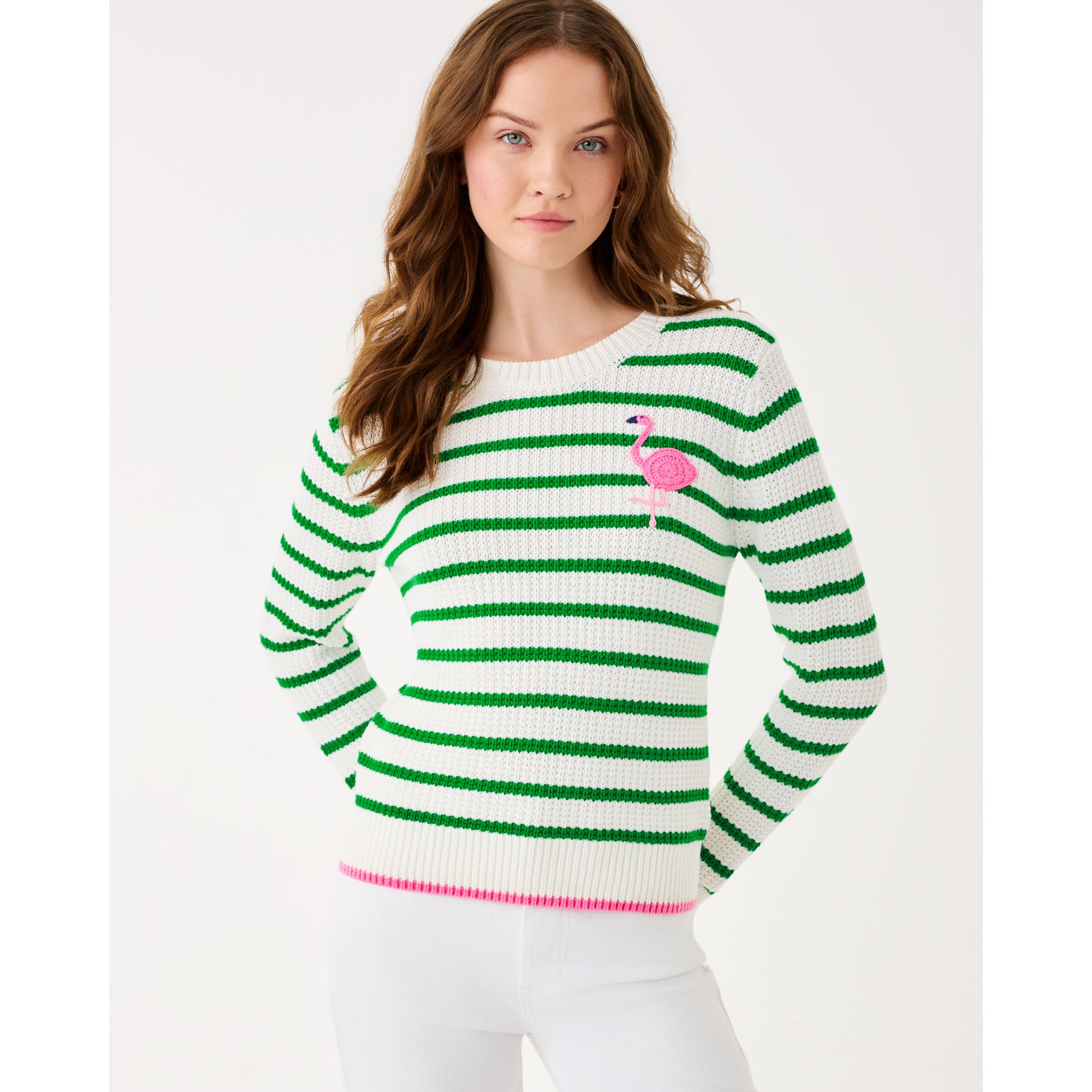 Jovienne Sweater - Coconut Shine Bright Stripe