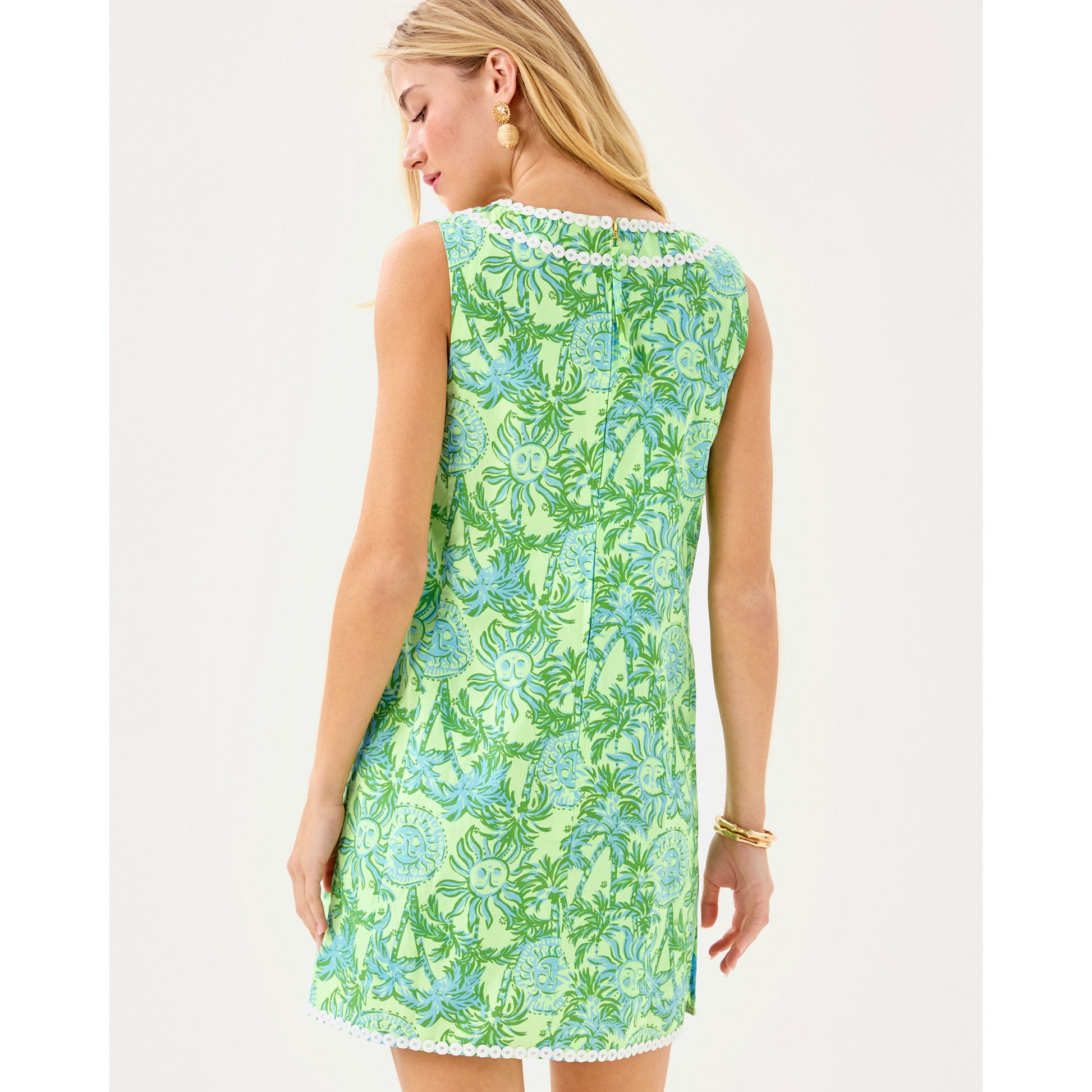 Kalliope Shift Romper - Cool Mint Catchin Rays