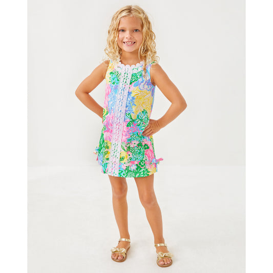 Little Lilly Classic Shift - Multi Bright Delight Patch