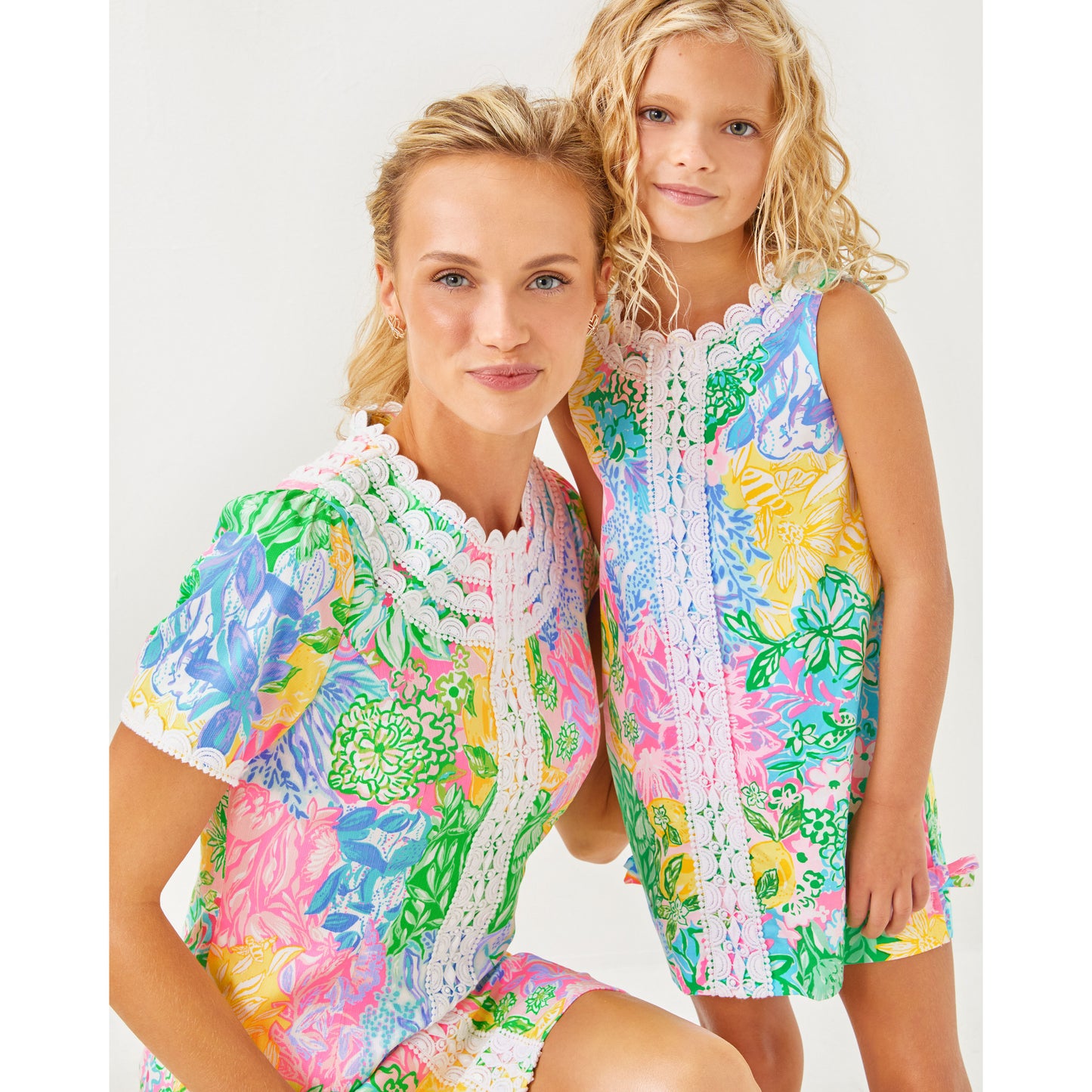 Little Lilly Classic Shift - Multi Bright Delight Patch