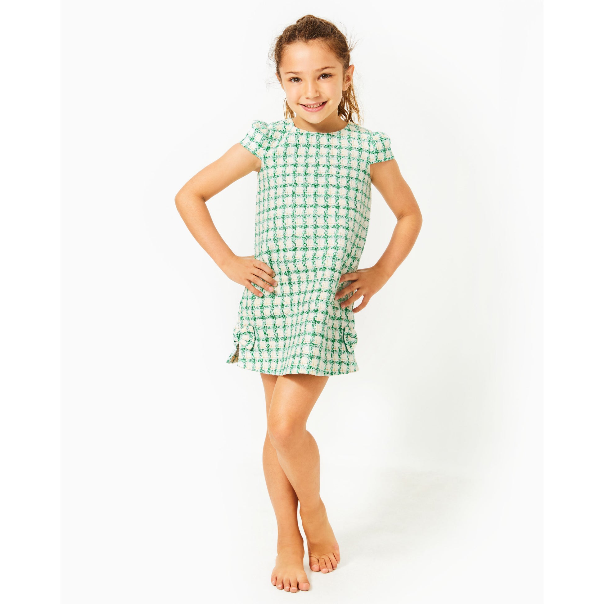 Little Lilly Short Sleeve - Fiddle Leaf Green