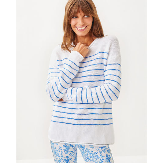 Lotan Sweater - Sunwashed Blue Tidepool Stripe