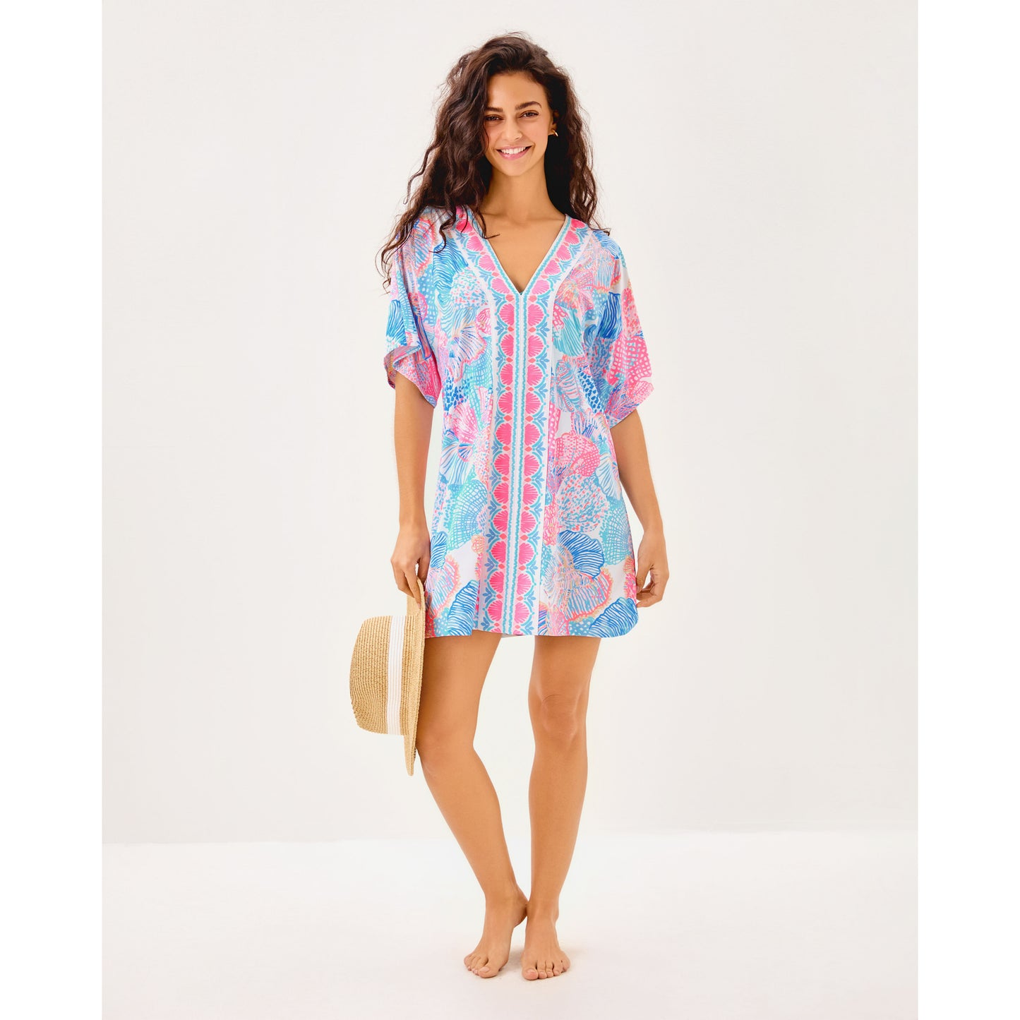 Malachi V-Neck Coverup - Multi Roar of the Seas