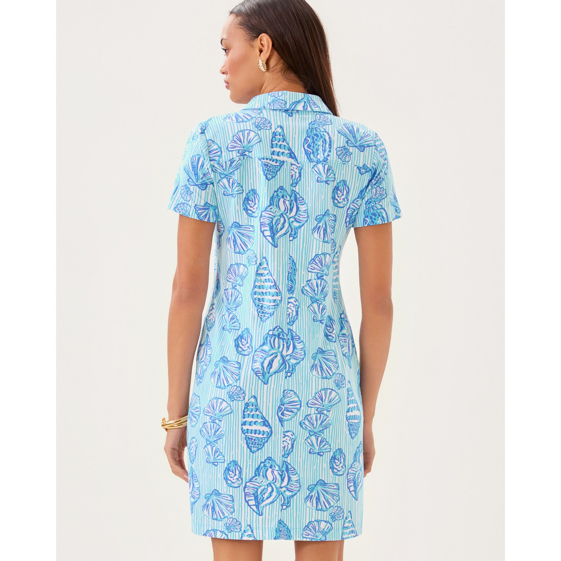 Mandi UPF 50+ Dress - Fresh Water Blue Cool as Shell