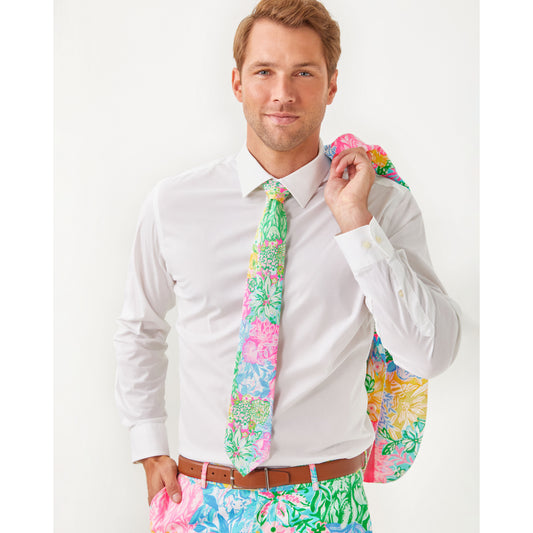 Mens Stuff Tie And Pocket - Multi Bright Delight