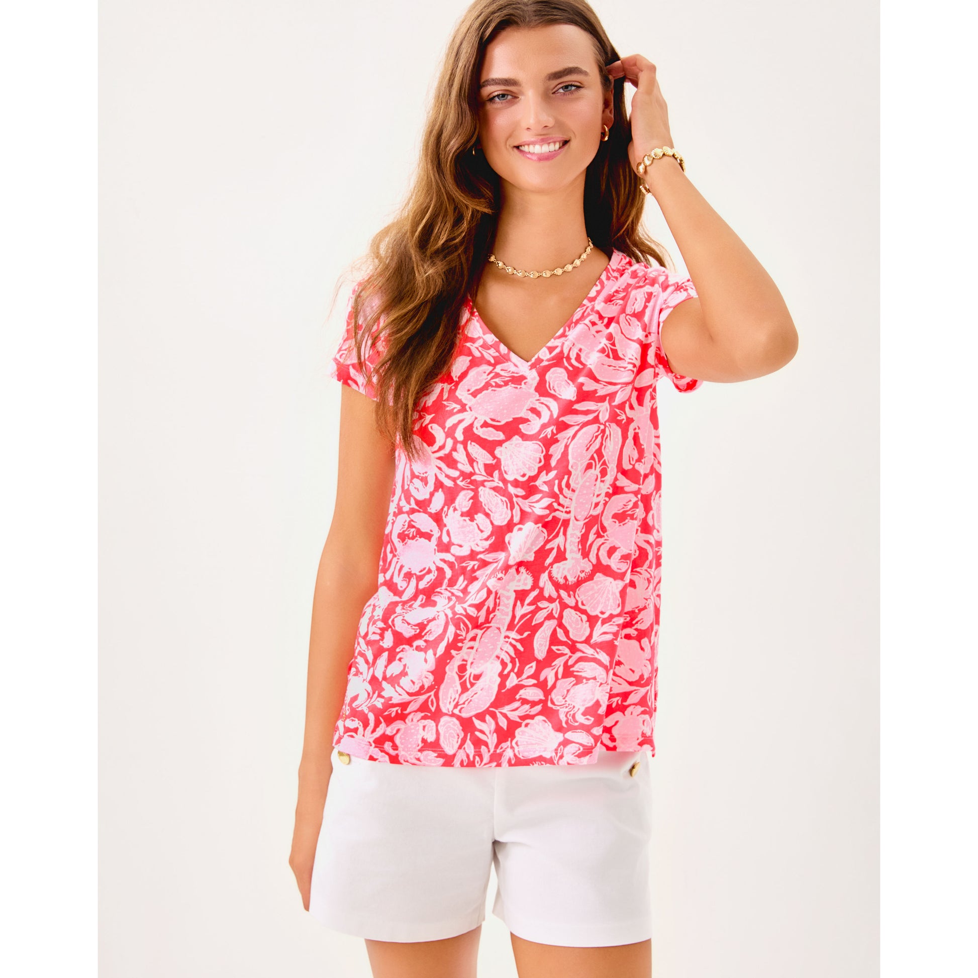 Meredith Tee - Cane Coral Crab Collab