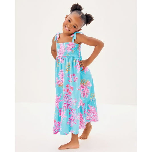Mini Kailua Maxi Dress - Multi Royal Coral