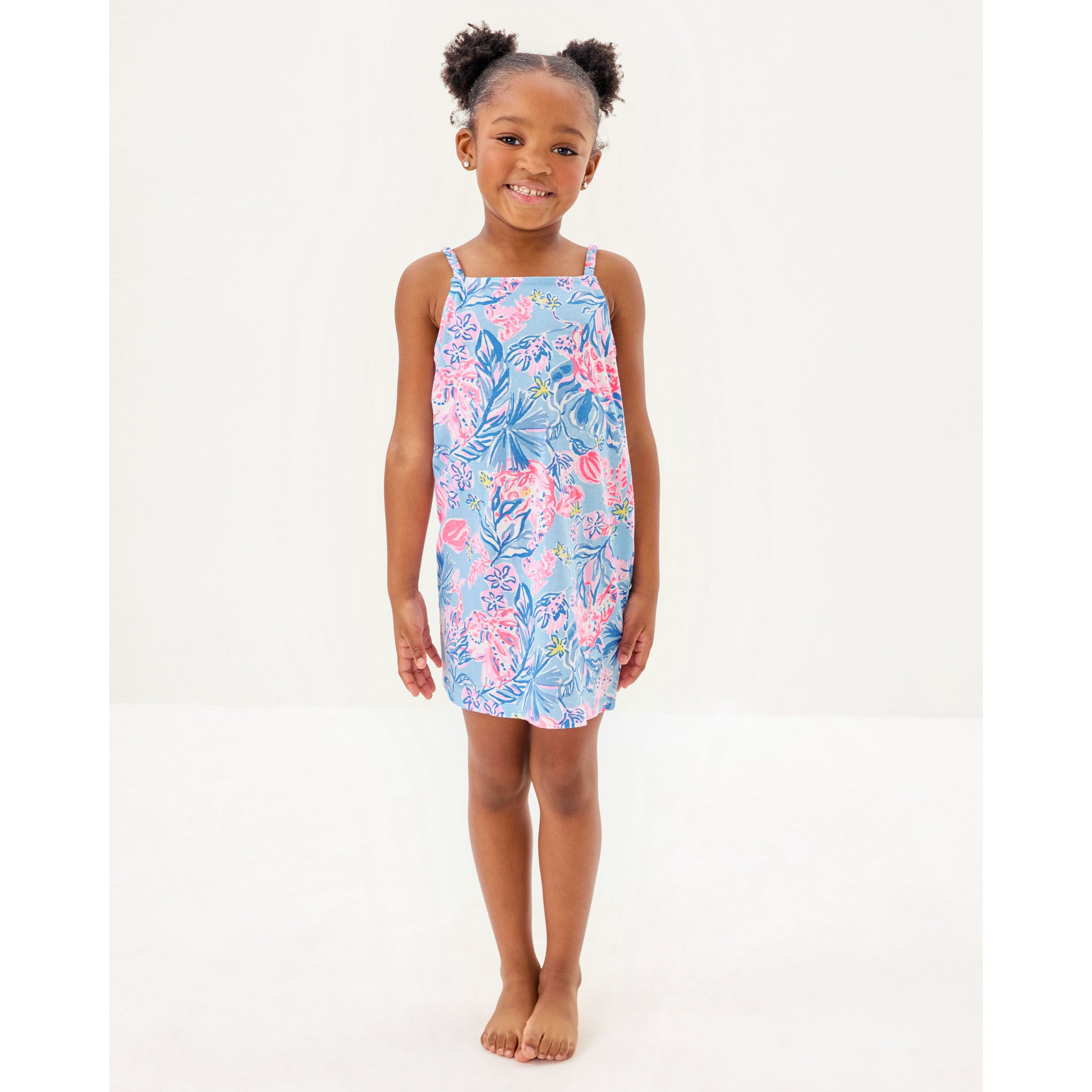 Mini Kyleigh Dress - Multi Elephant Splash