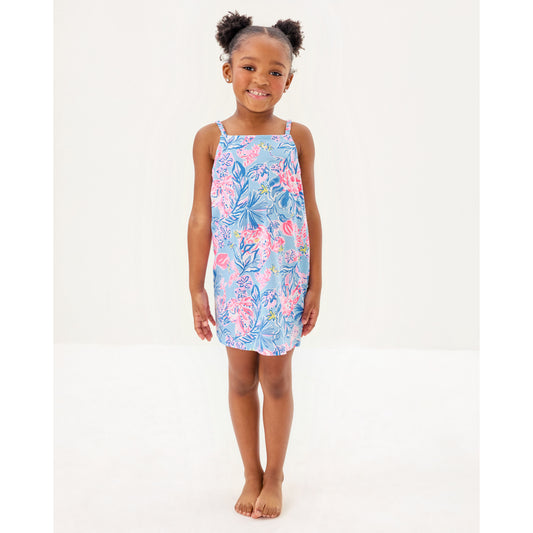 Mini Kyleigh Dress - Multi Elephant Splash