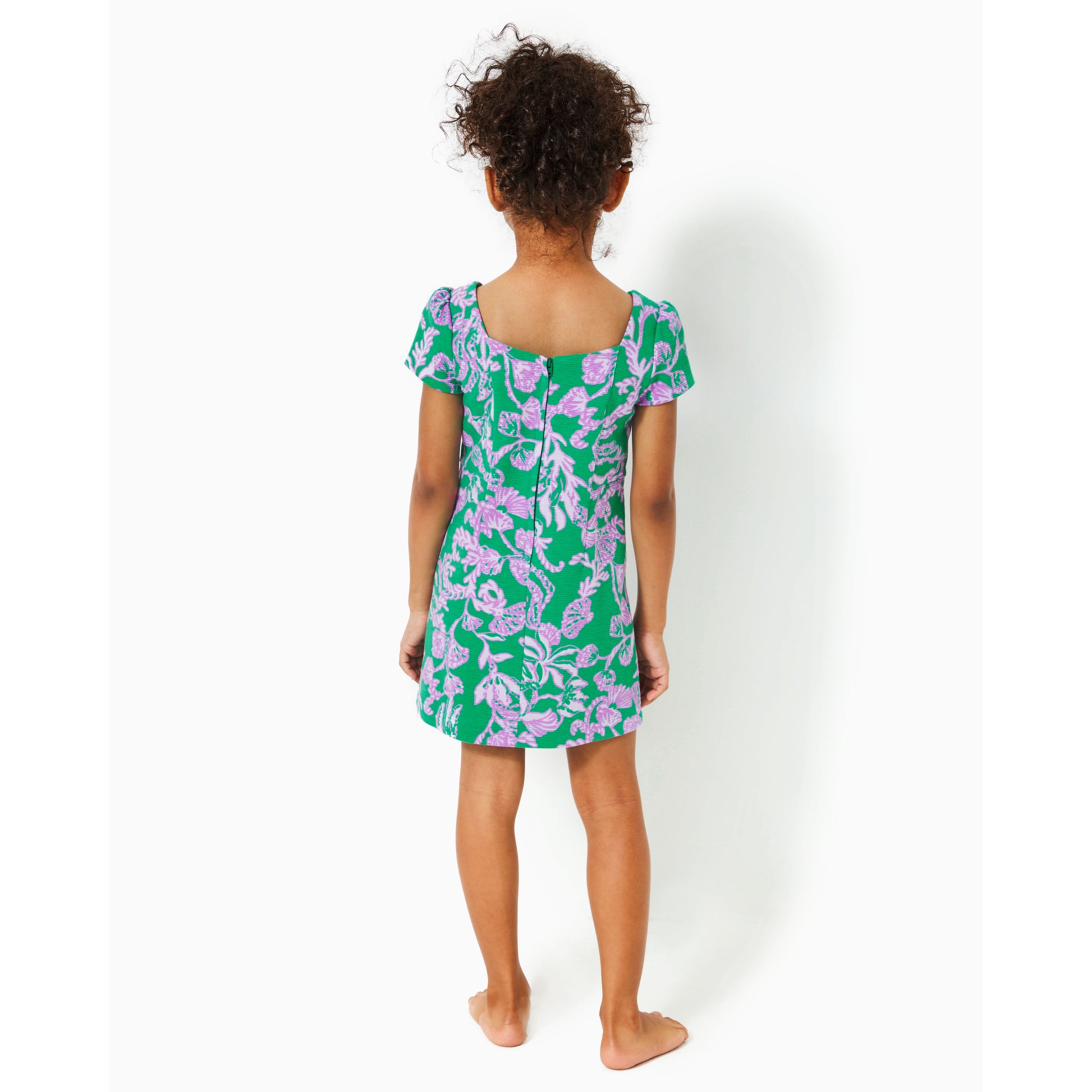 Mini Montrey Dress - Brazilian Green Salty Sandbar