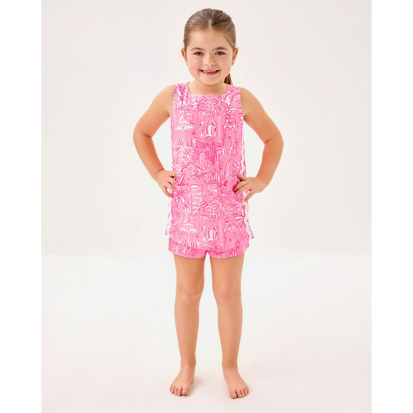 Mini Romey Shift Set - Conch Shell Pink Penny's Playground