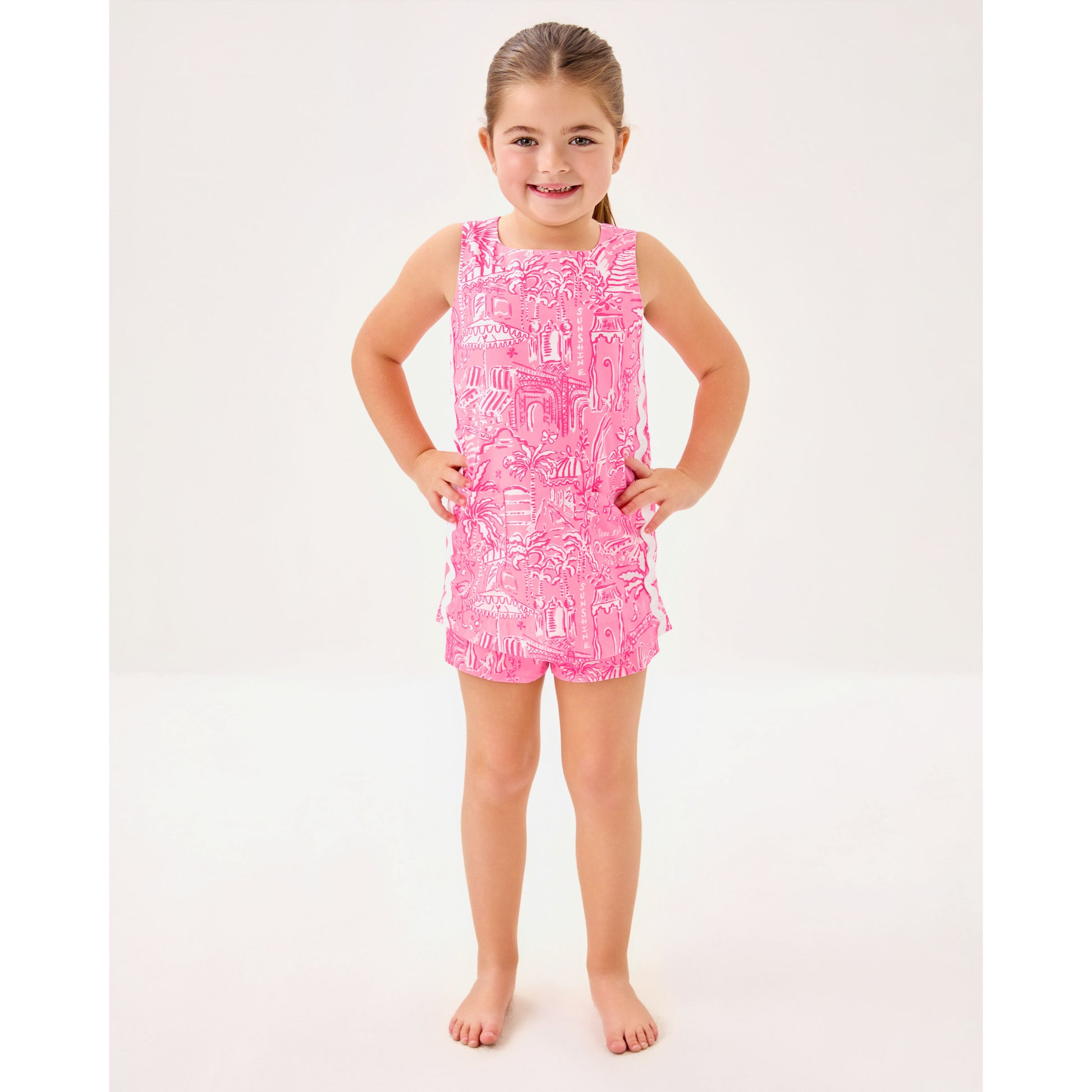 Mini Romey Shift Set - Conch Shell Pink Penny's Playground