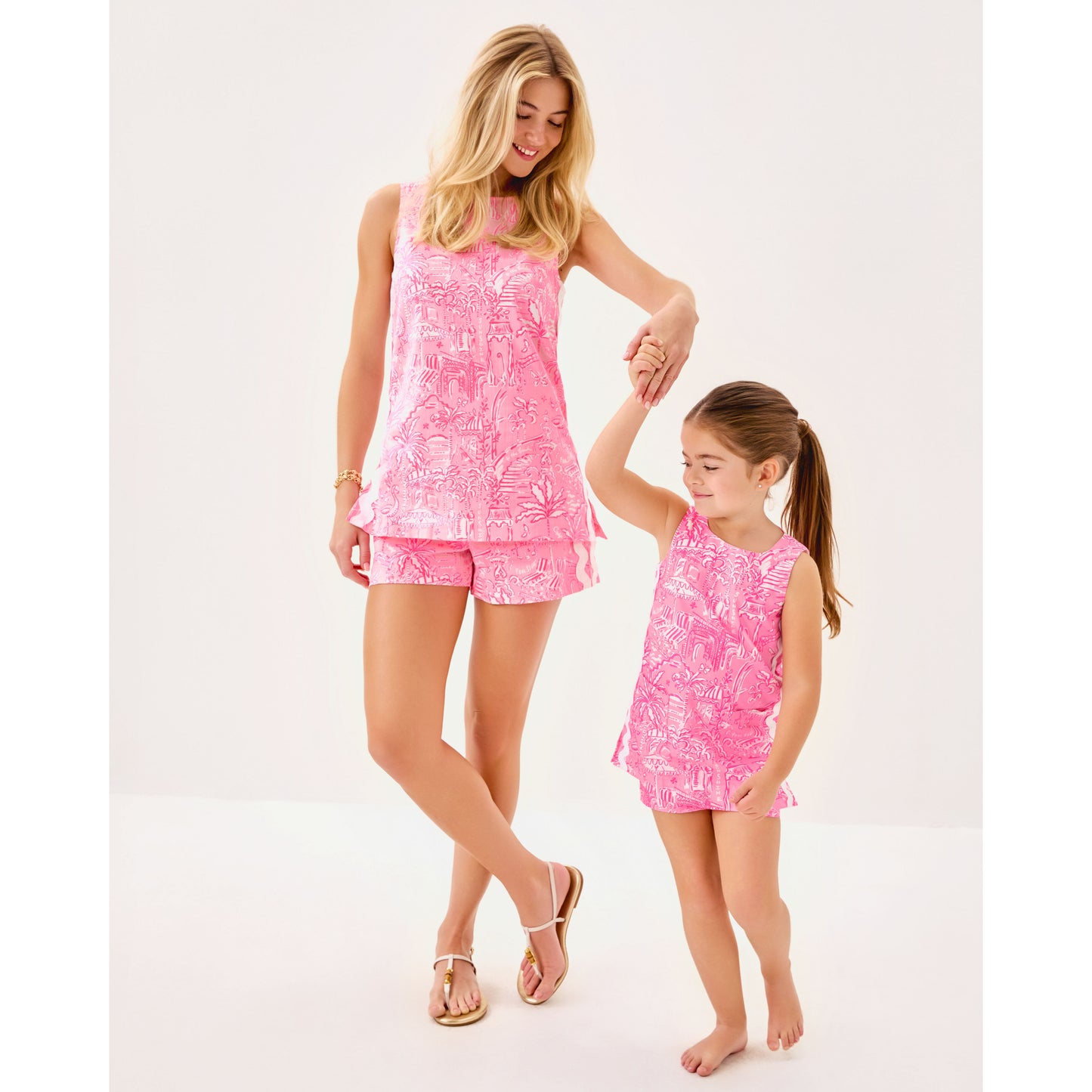 Mini Romey Shift Set - Conch Shell Pink Penny's Playground
