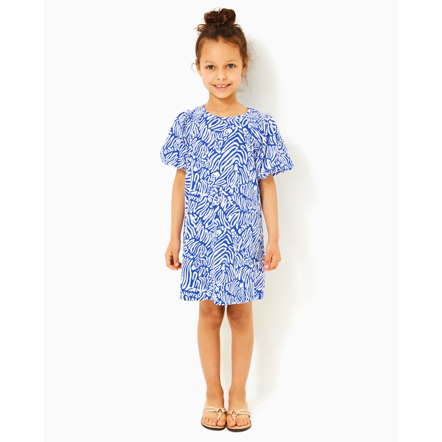 Mini Rosen Dress - Martinique Blue Zee Bebe