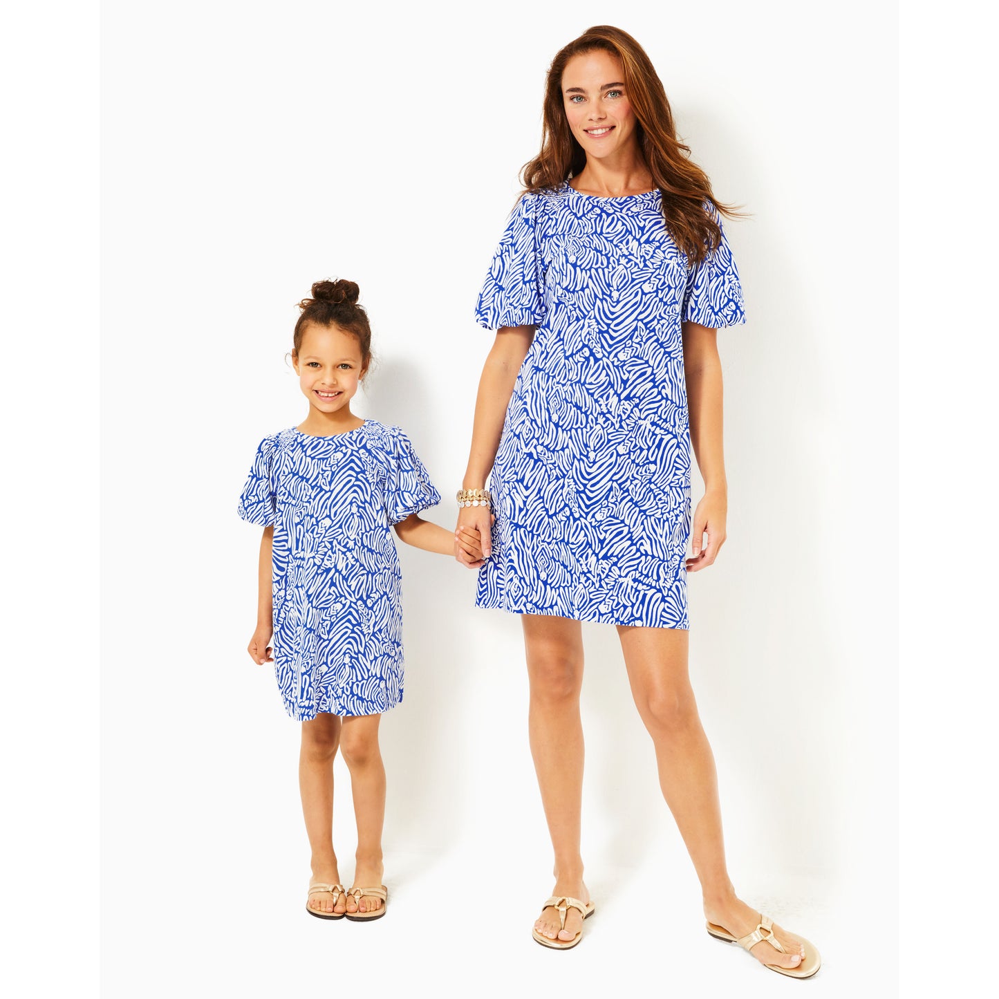 Mini Rosen Dress - Martinique Blue Zee Bebe