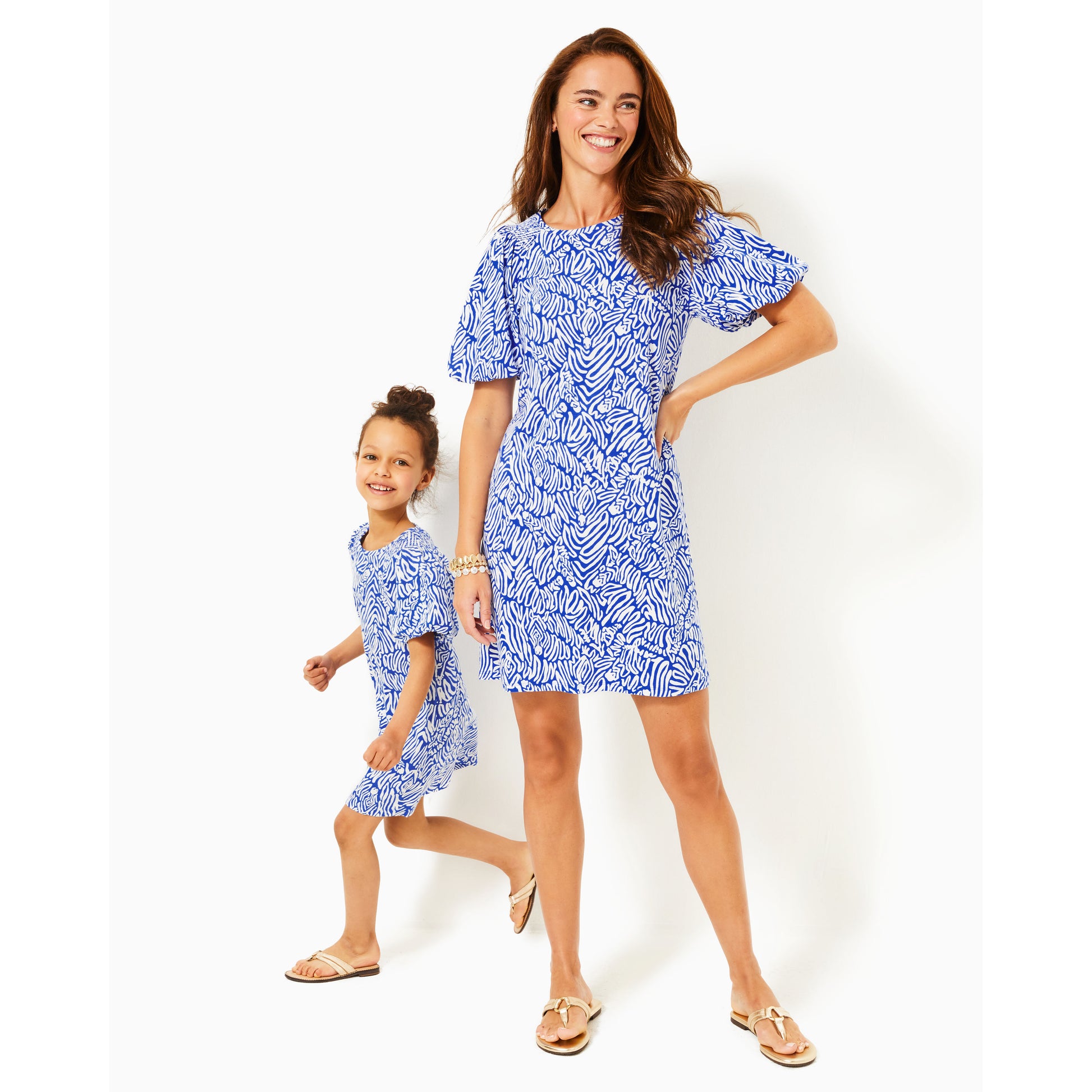 Mini Rosen Dress - Martinique Blue Zee Bebe