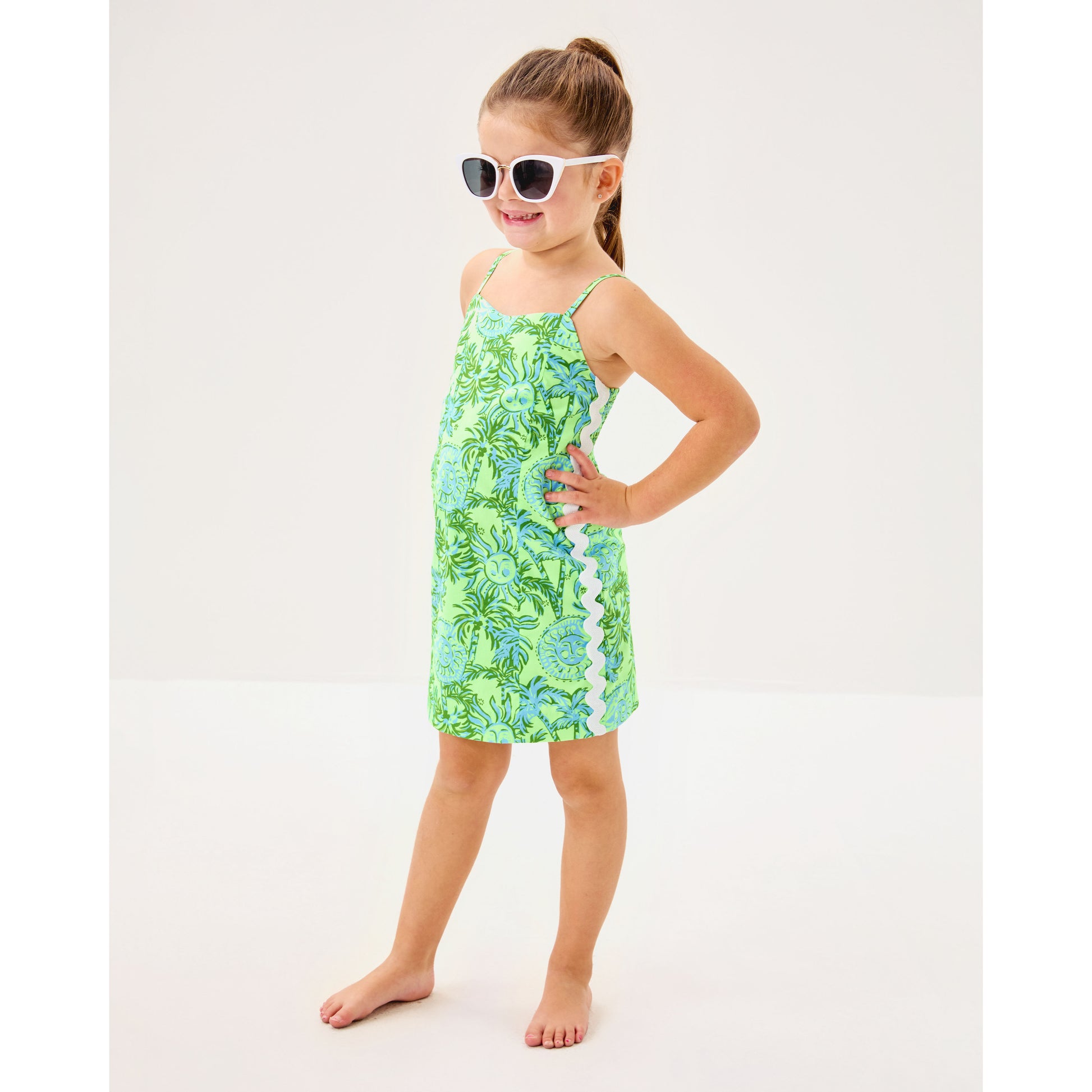 Mini Shelli Dress - Cool Mint Catchin Rays