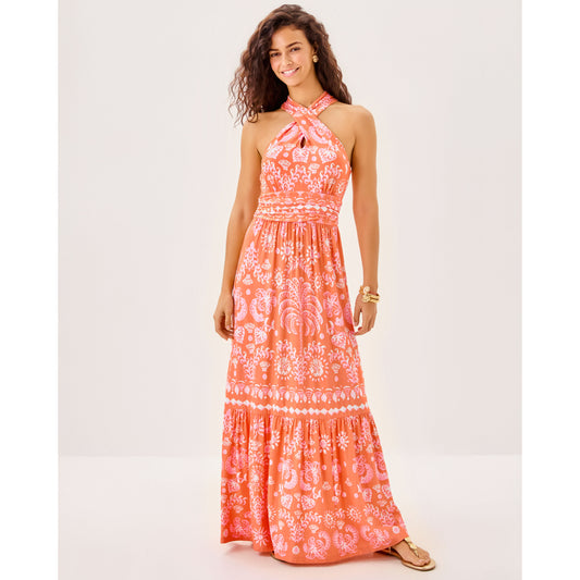 Montecito Halter Maxi Dress - 8503PG