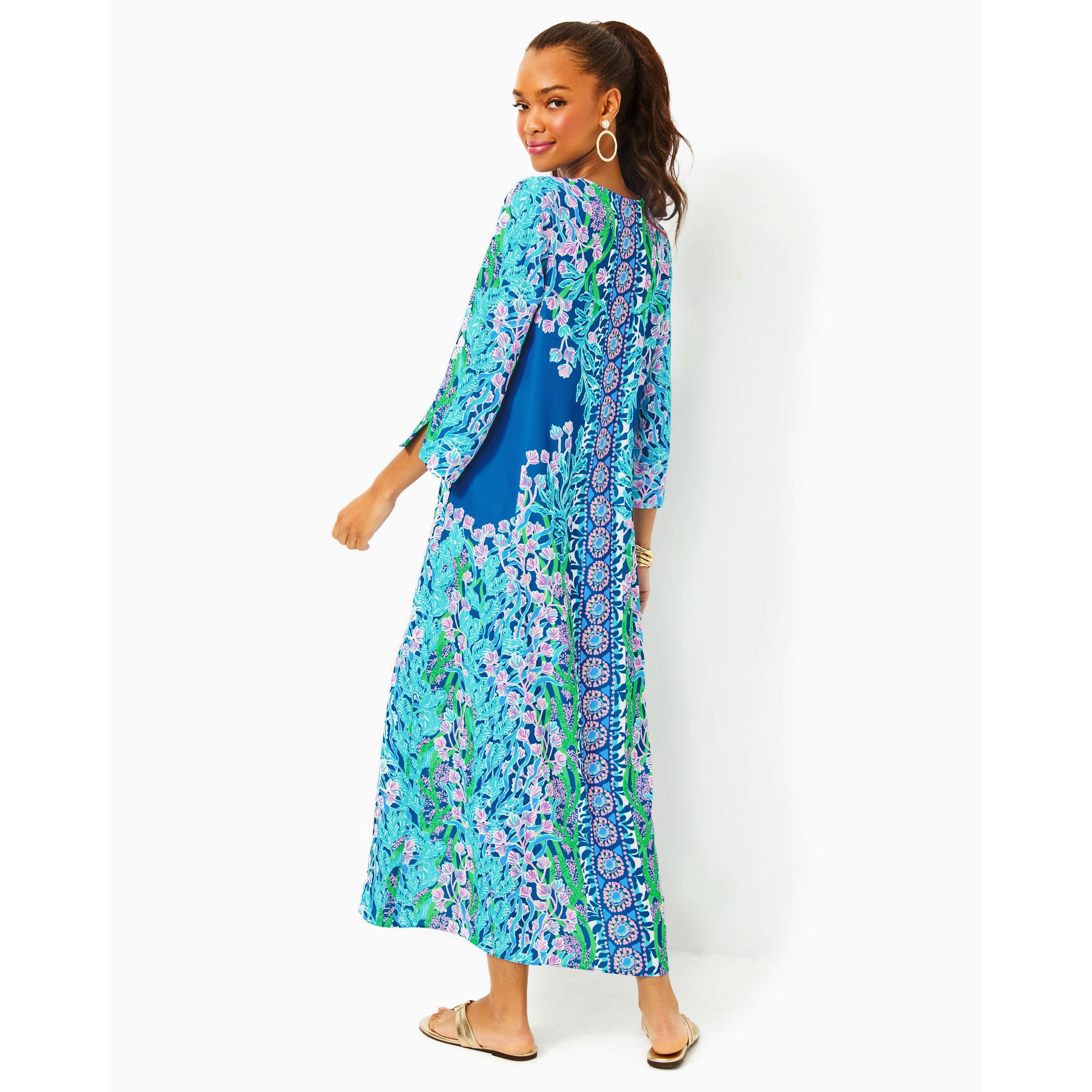 Noland Maxi Dress - Barton Blue Seacret Escape