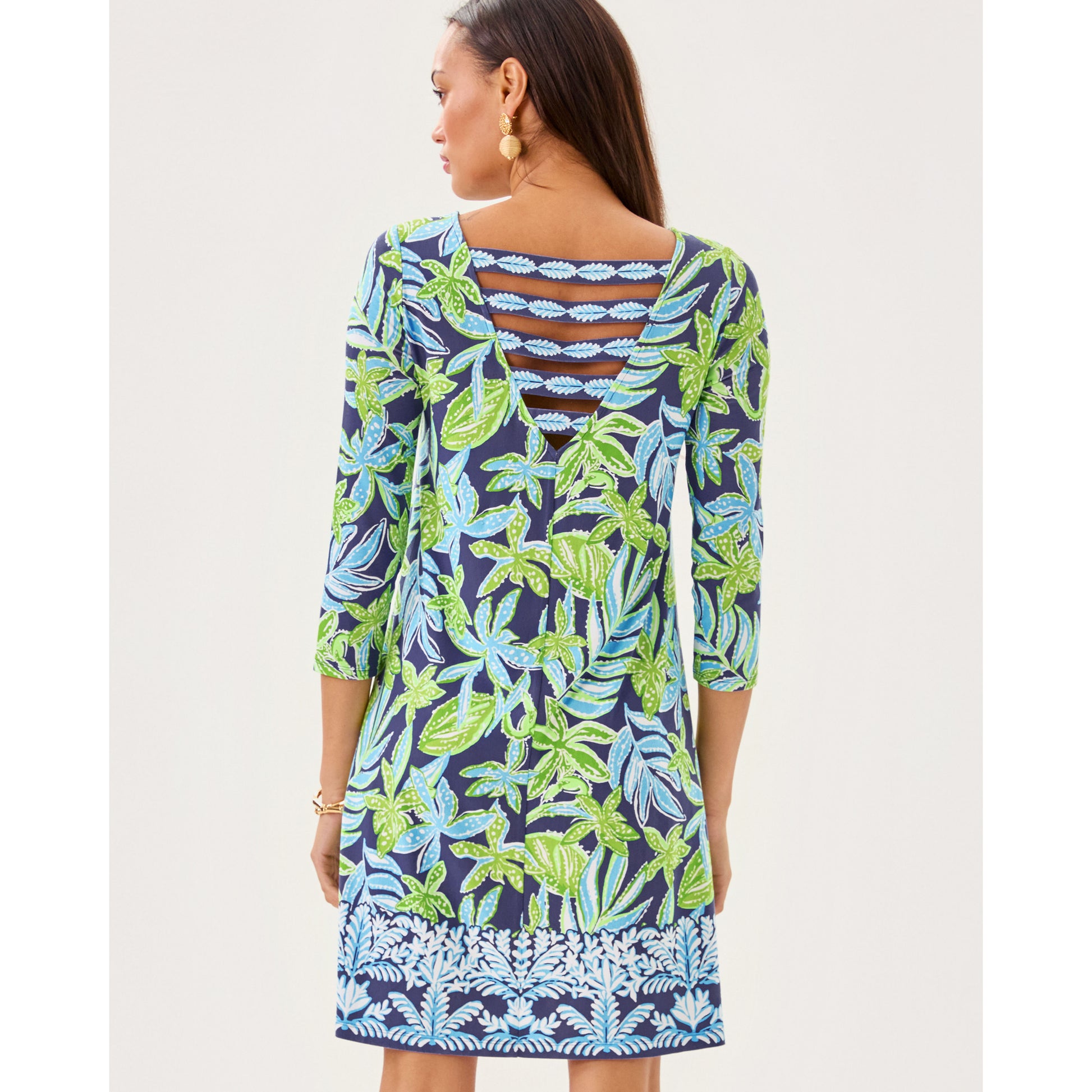 Ophelia Dress - Sapphire Pool