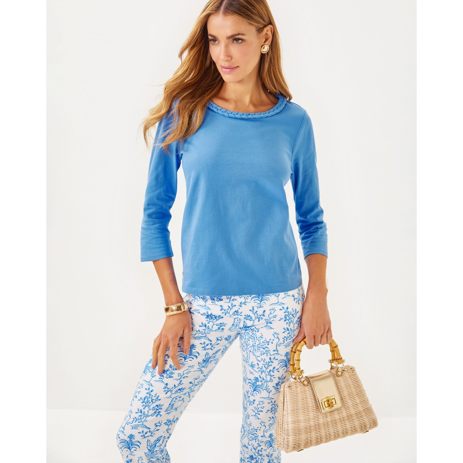 Paulson Knit Top - Sunwashed Blue