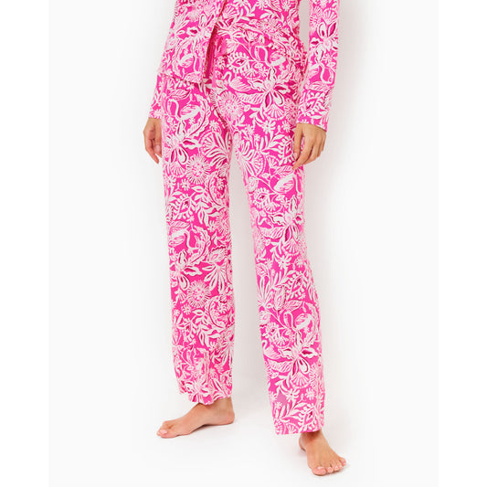 Pj Knit Pant - Passion Fruit Pink