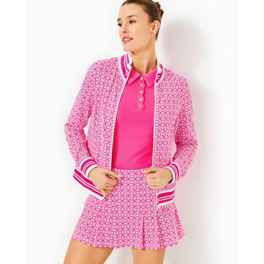 Regate Jacket Upf 50+ - Passion Fruit Pink X Resort White Butterfly Pattern