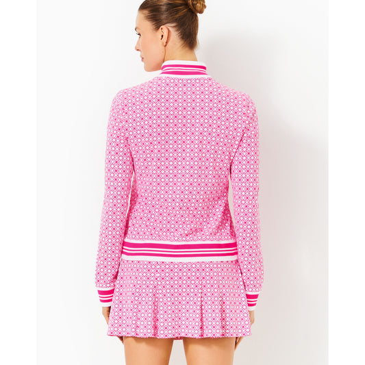 Regate Jacket Upf 50+ - Passion Fruit Pink X Resort White Butterfly Pattern