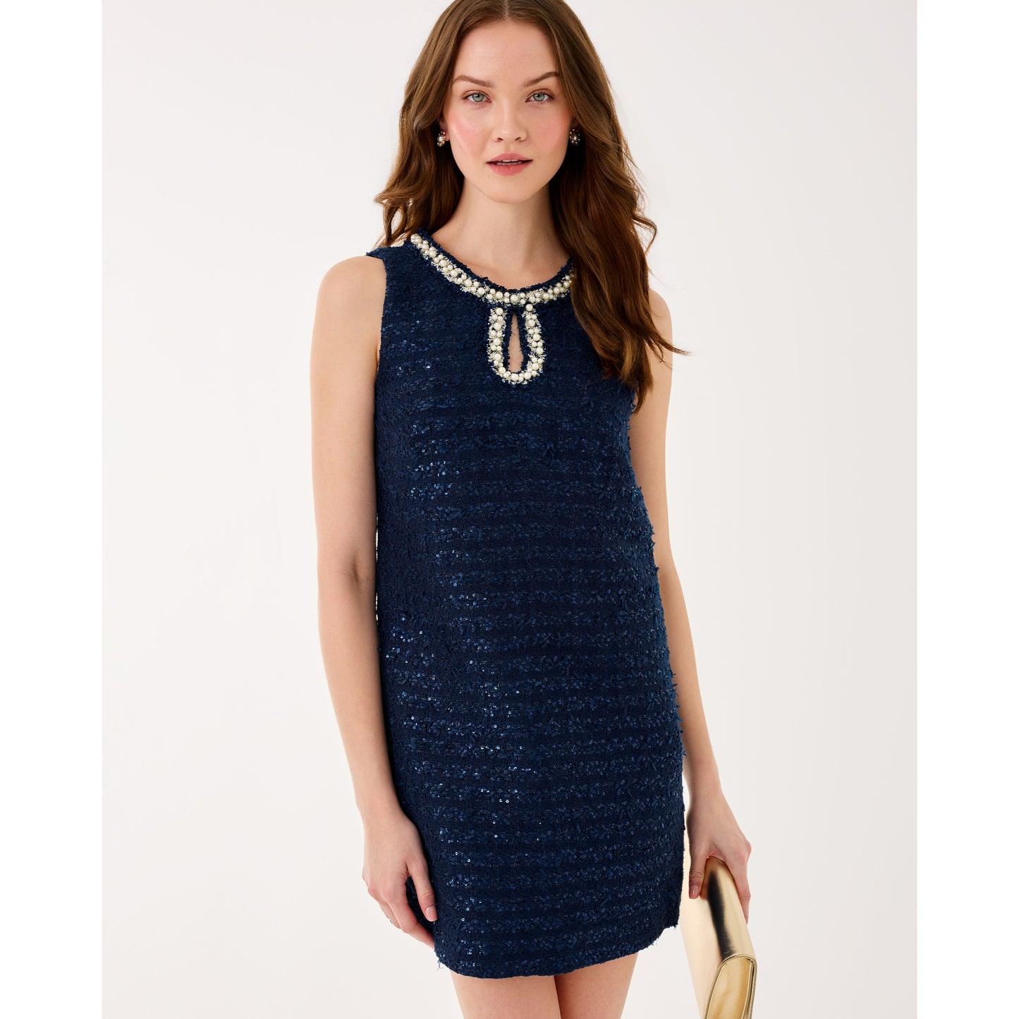 Ronan Skirted Romper - Low Tide Navy After Party Lurex