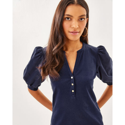 Ronson Knit Top - Low Tide Navy