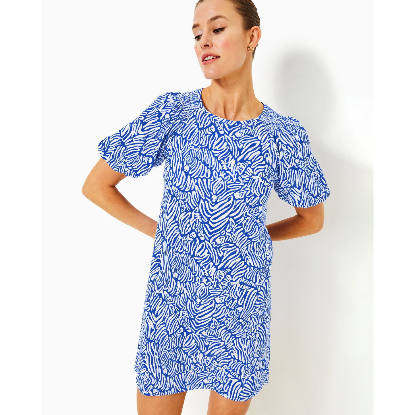 Rosen Dress - Martinique Blue Zee Bebe