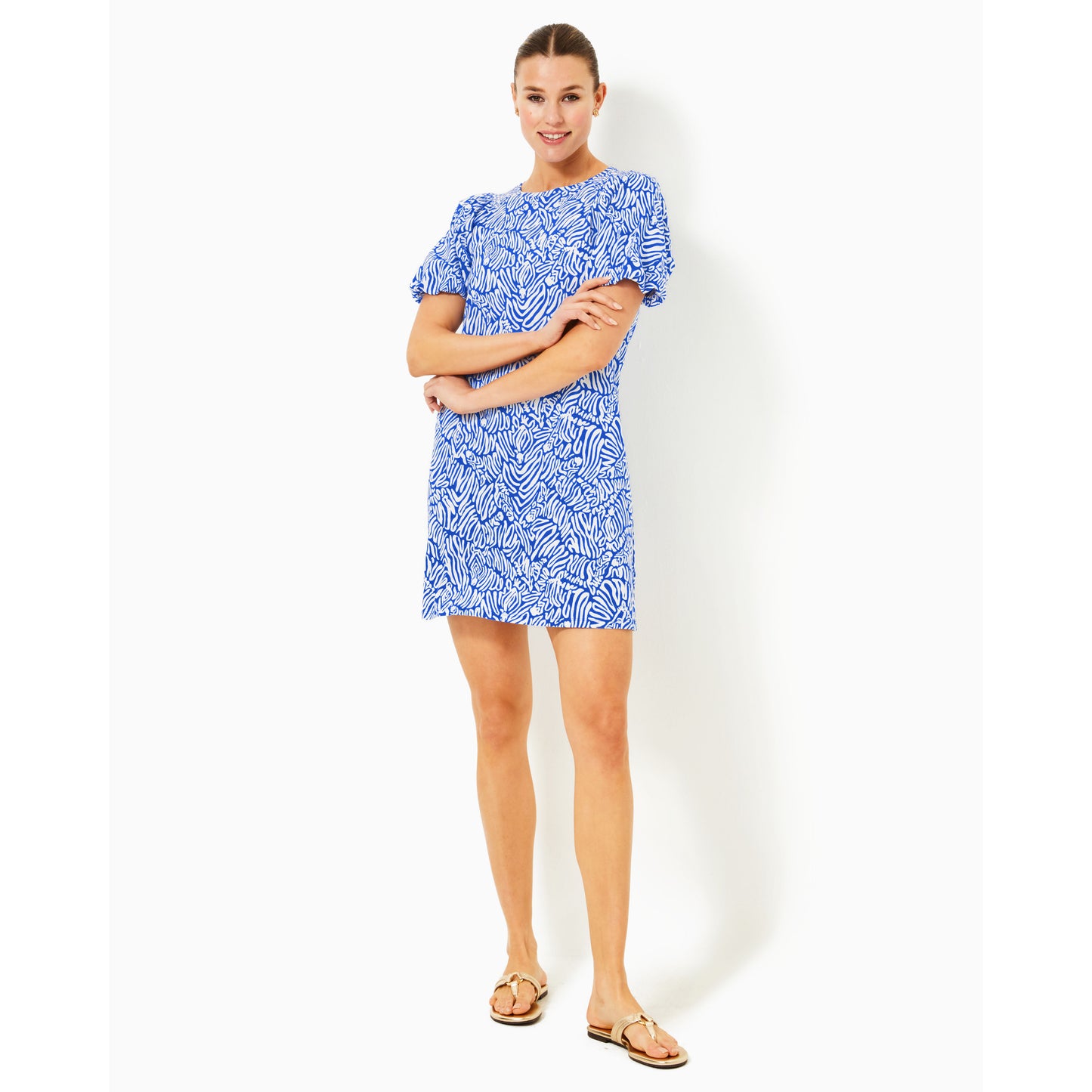 Rosen Dress - Martinique Blue Zee Bebe