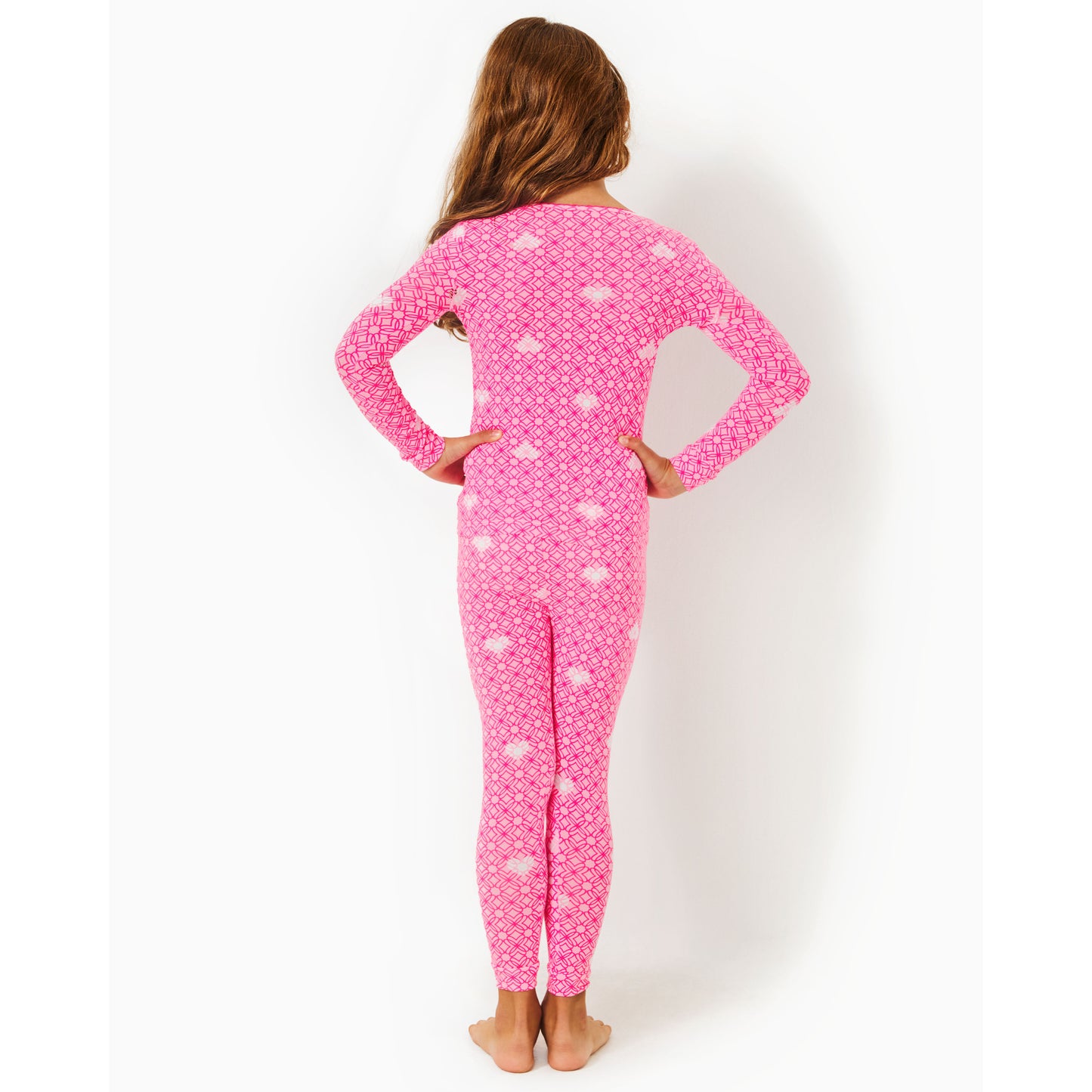 Sammy Pajama Set - Passion Fruit Pink Fluttering Hearts