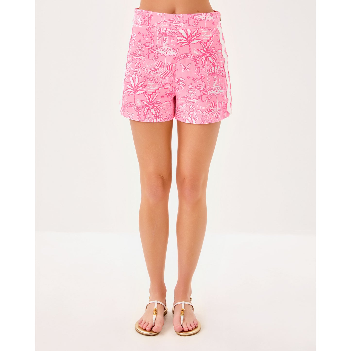 Sarissa Stretch Short - Conch Shell Pink Penny's Playground