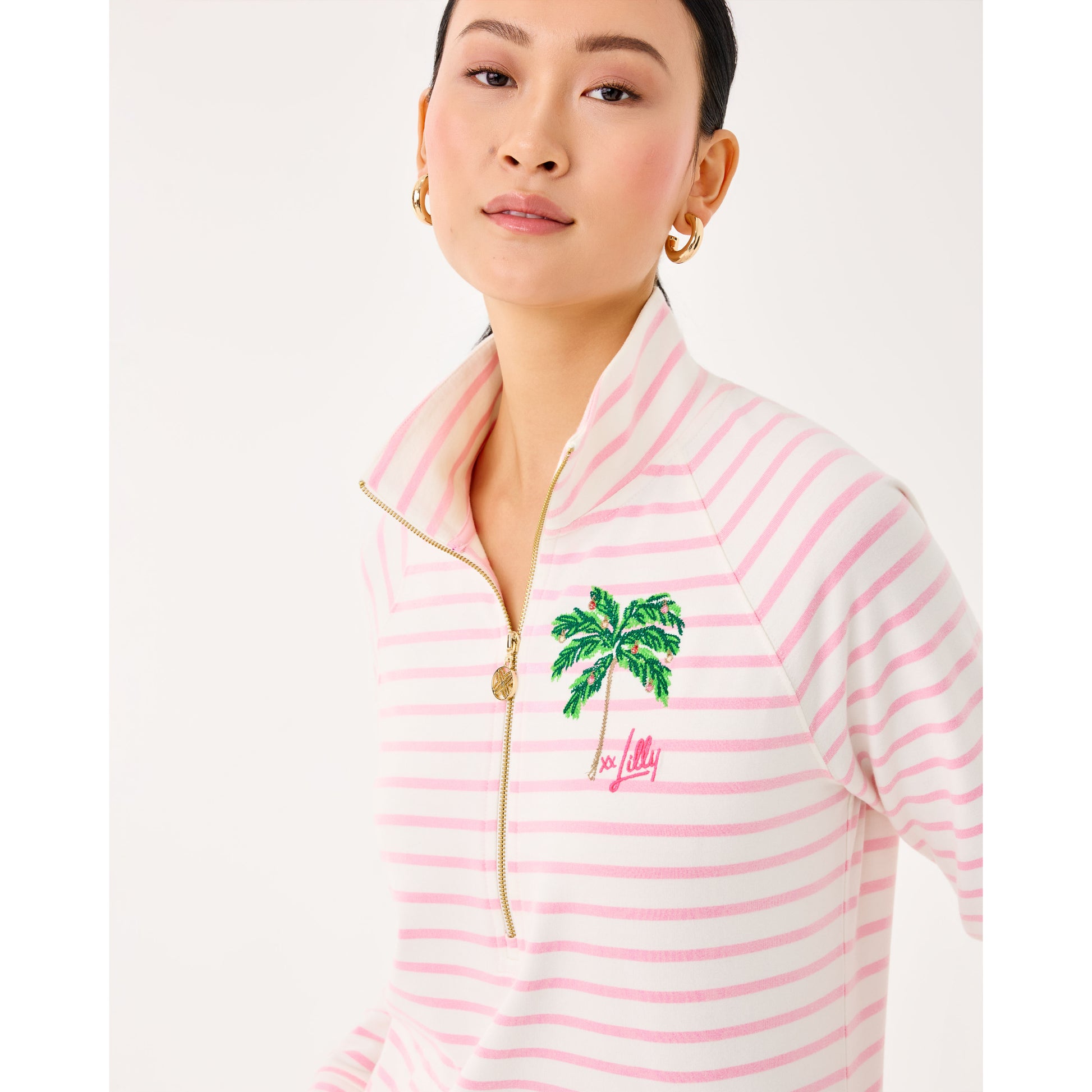 Skipper Popover - Multi Holiday Palm Embellishment