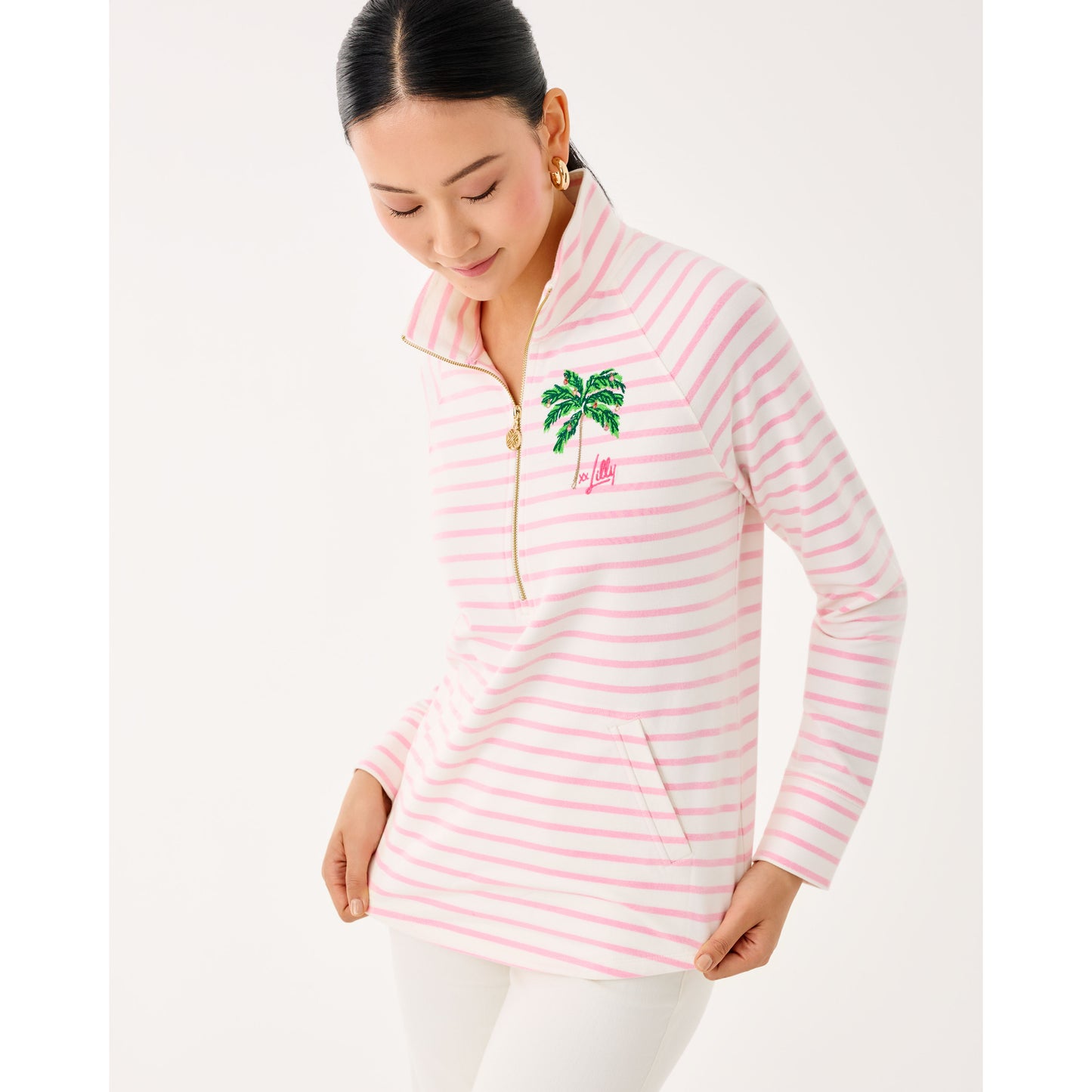 Skipper Popover - Multi Holiday Palm Embellishment