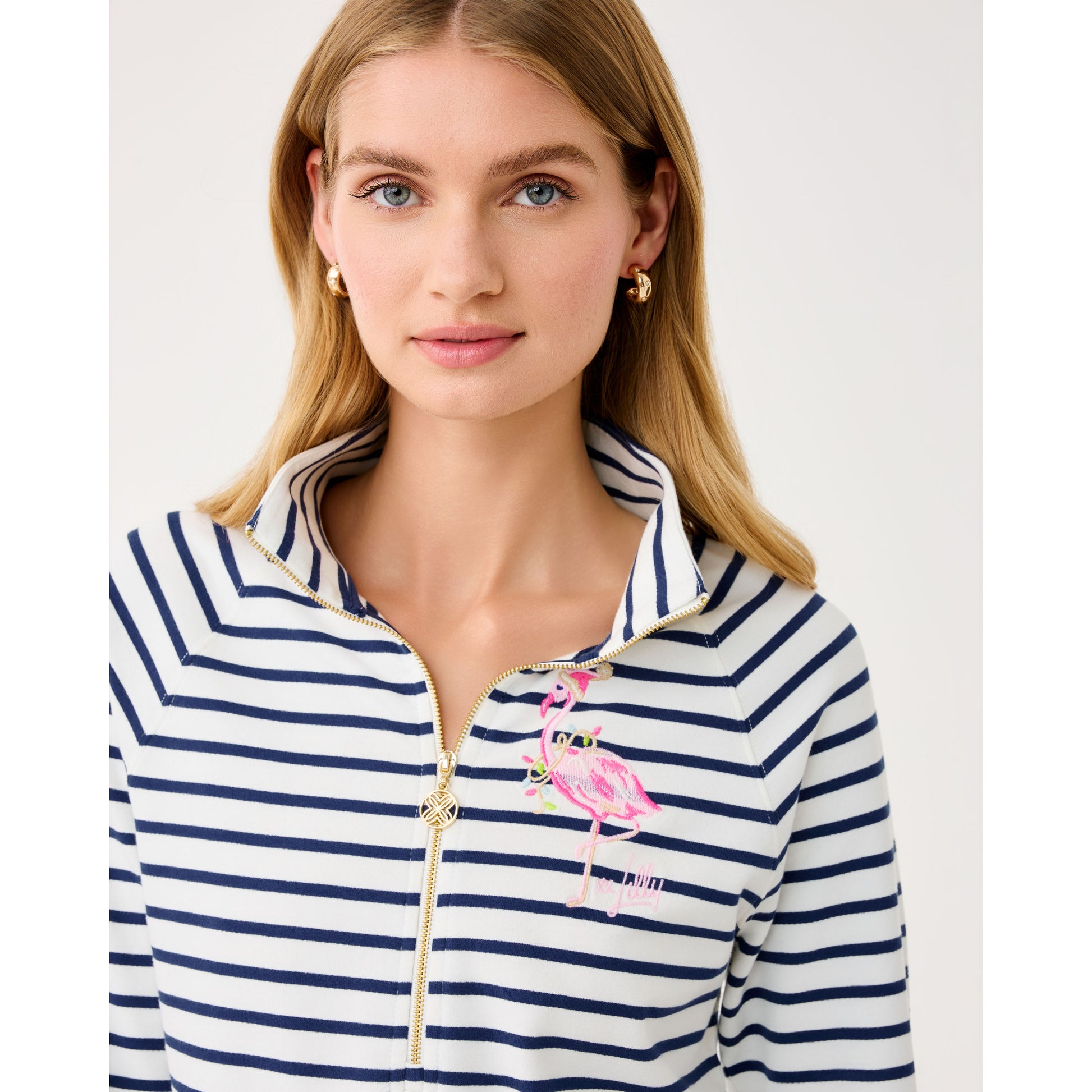 Skipper Popover - Multi Holiday Flamingo Graphic