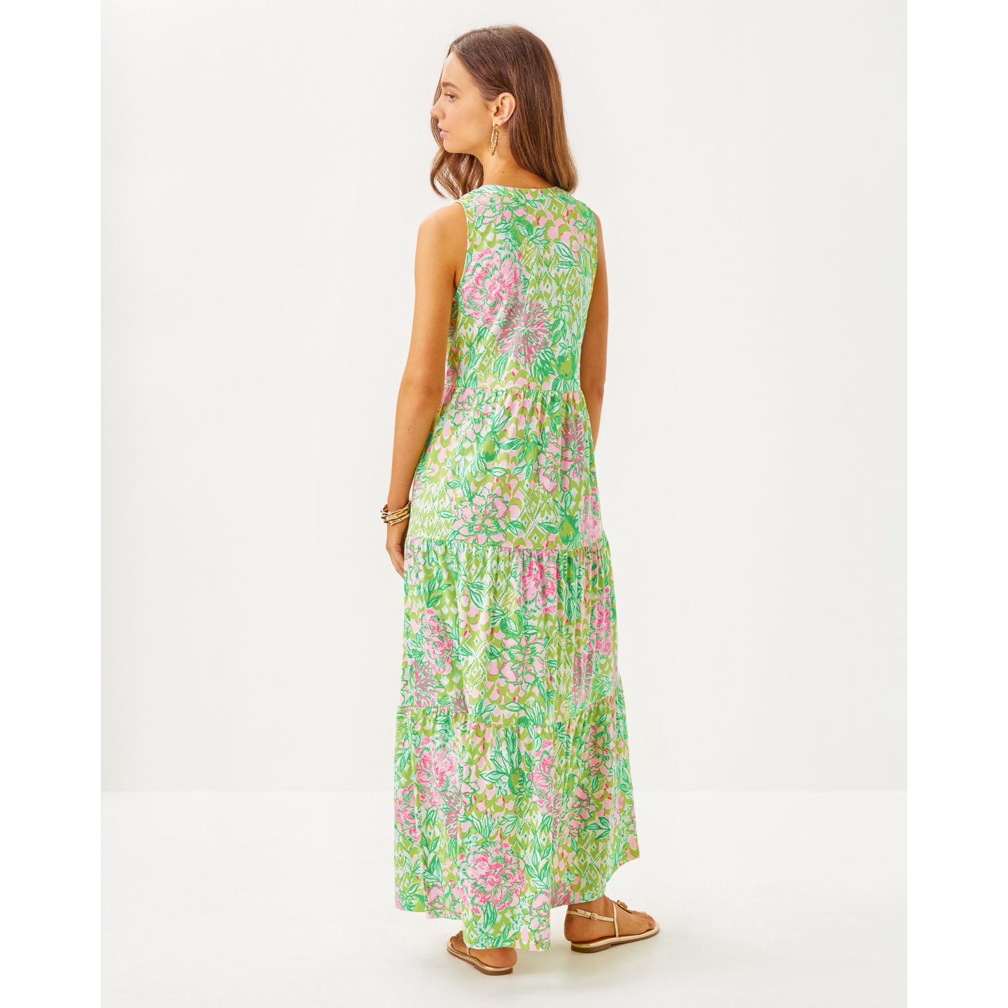 Sydnee Maxi Dress - Fauna Green Lime Feeling Good