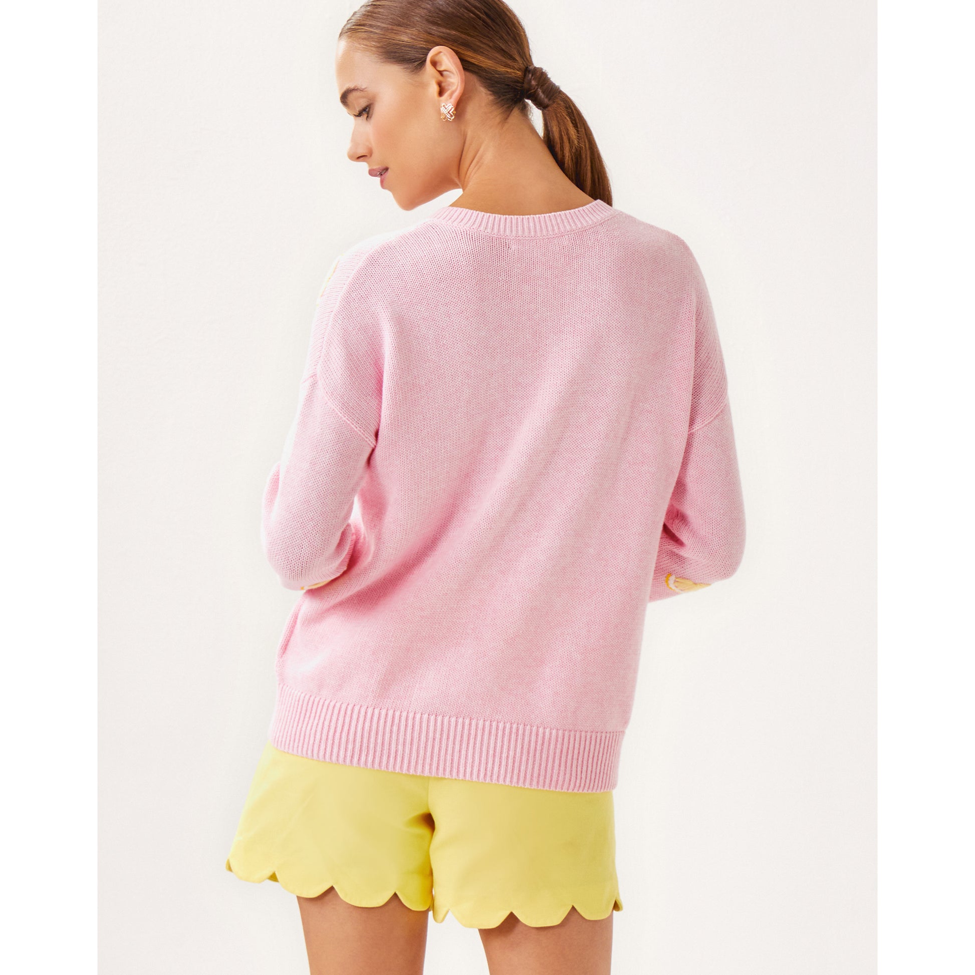 Tensley Sweater - Heathered Pink