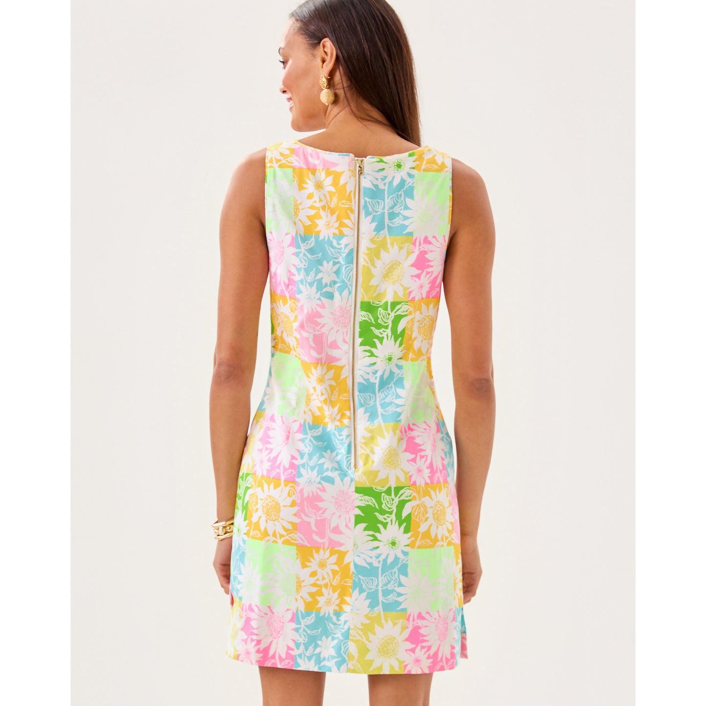 The Lilly Shift - Multi Via Sunny Sunflowers