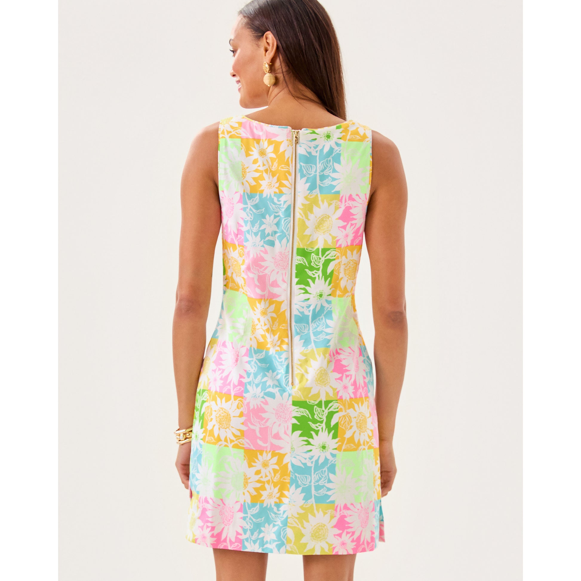 The Lilly Shift - Multi Via Sunny Sunflowers