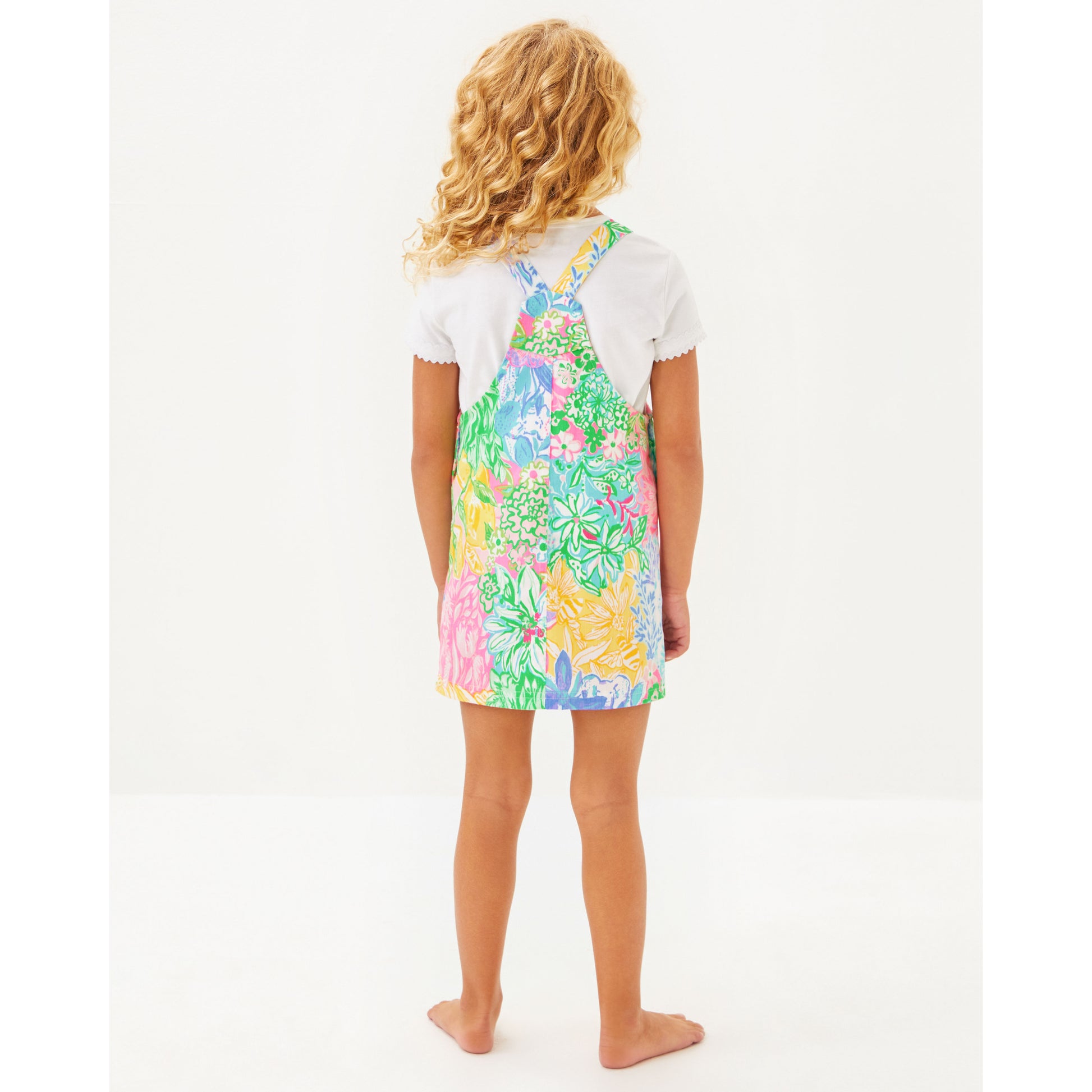 Varney Overall Dress - Multi Bright Delight Patch